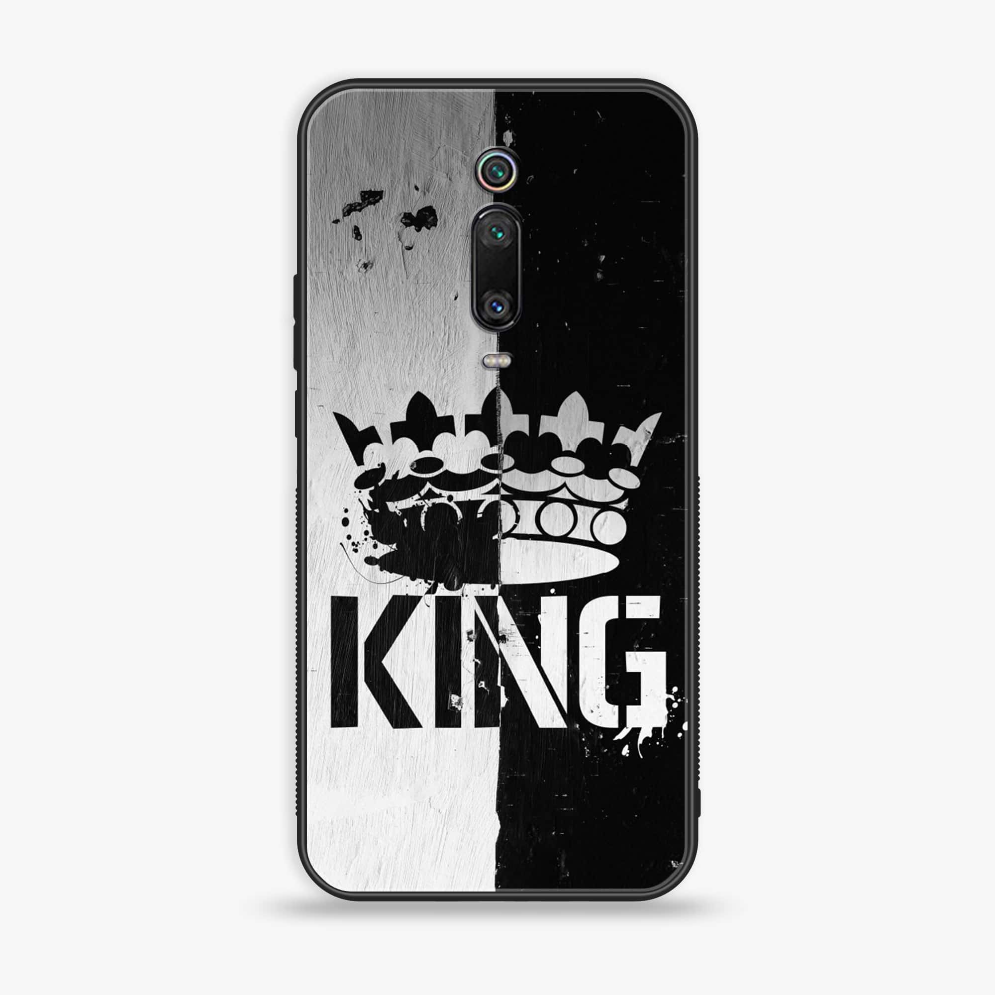 Xiaomi Mi 9T - King Series V2.0 - Premium Printed Glass soft Bumper shock Proof Case