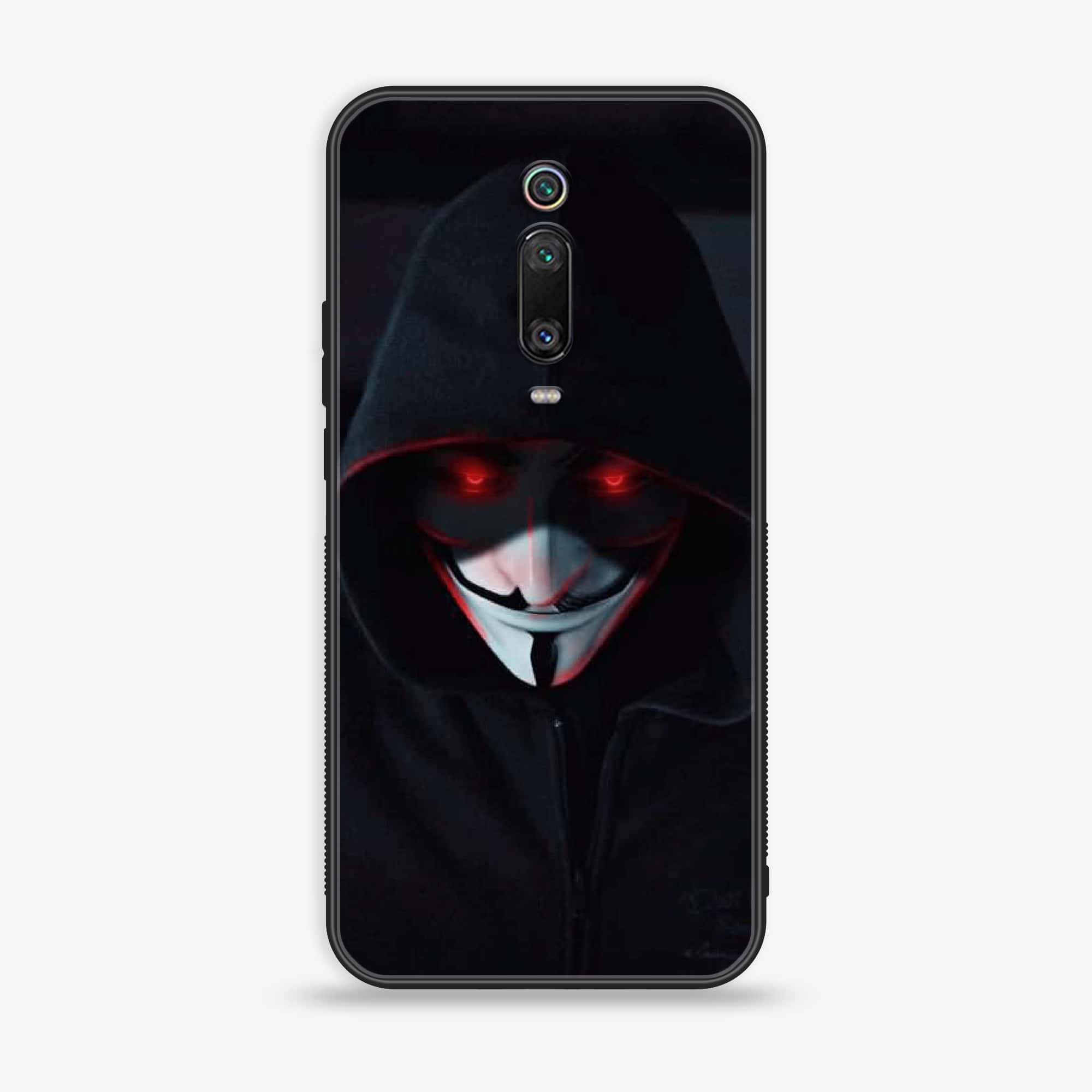 Xiaomi Mi 9T - Black Art Series - Premium Printed Glass soft Bumper shock Proof Case