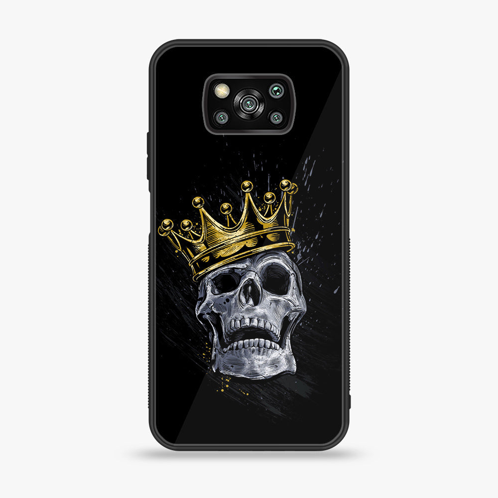 Xiaomi Poco X3 -  King Series V 2.0 Series - Premium Printed Glass soft Bumper shock Proof Case