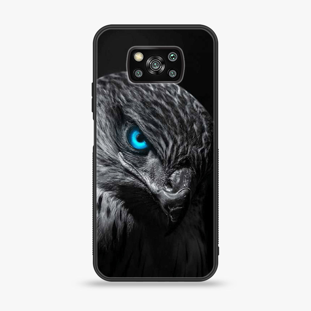 Xiaomi Poco X3 - Black Art Series - Premium Printed Glass soft Bumper shock Proof Case
