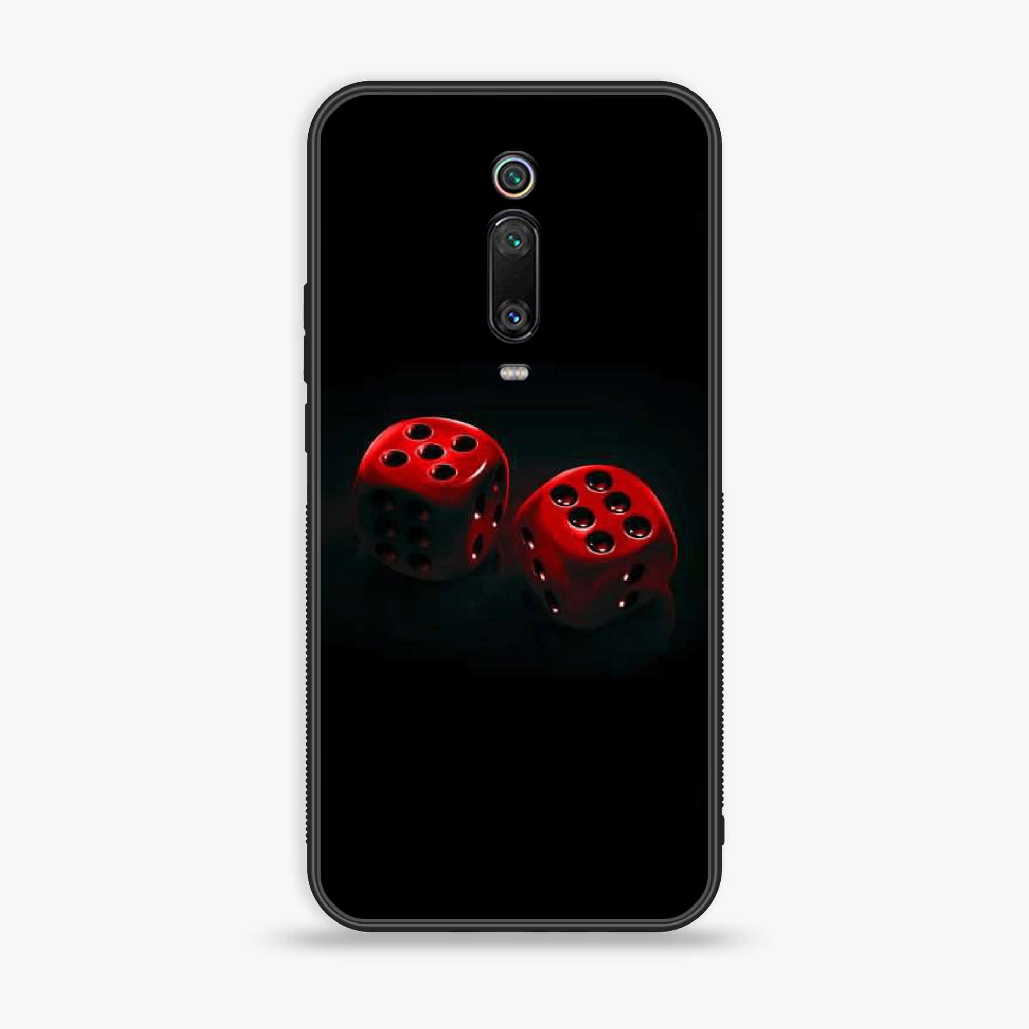 Xiaomi Mi 9T - Black Art Series - Premium Printed Glass soft Bumper shock Proof Case
