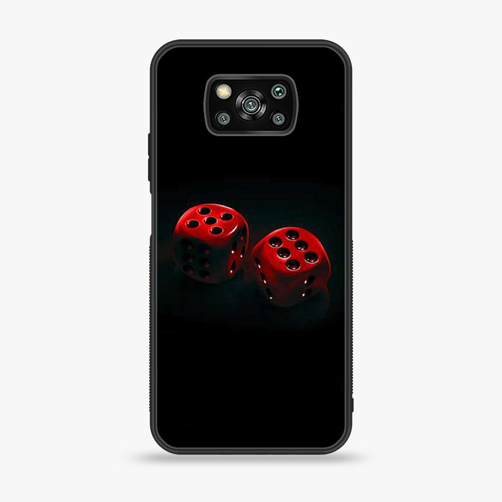 Xiaomi Poco X3 - Black Art Series - Premium Printed Glass soft Bumper shock Proof Case