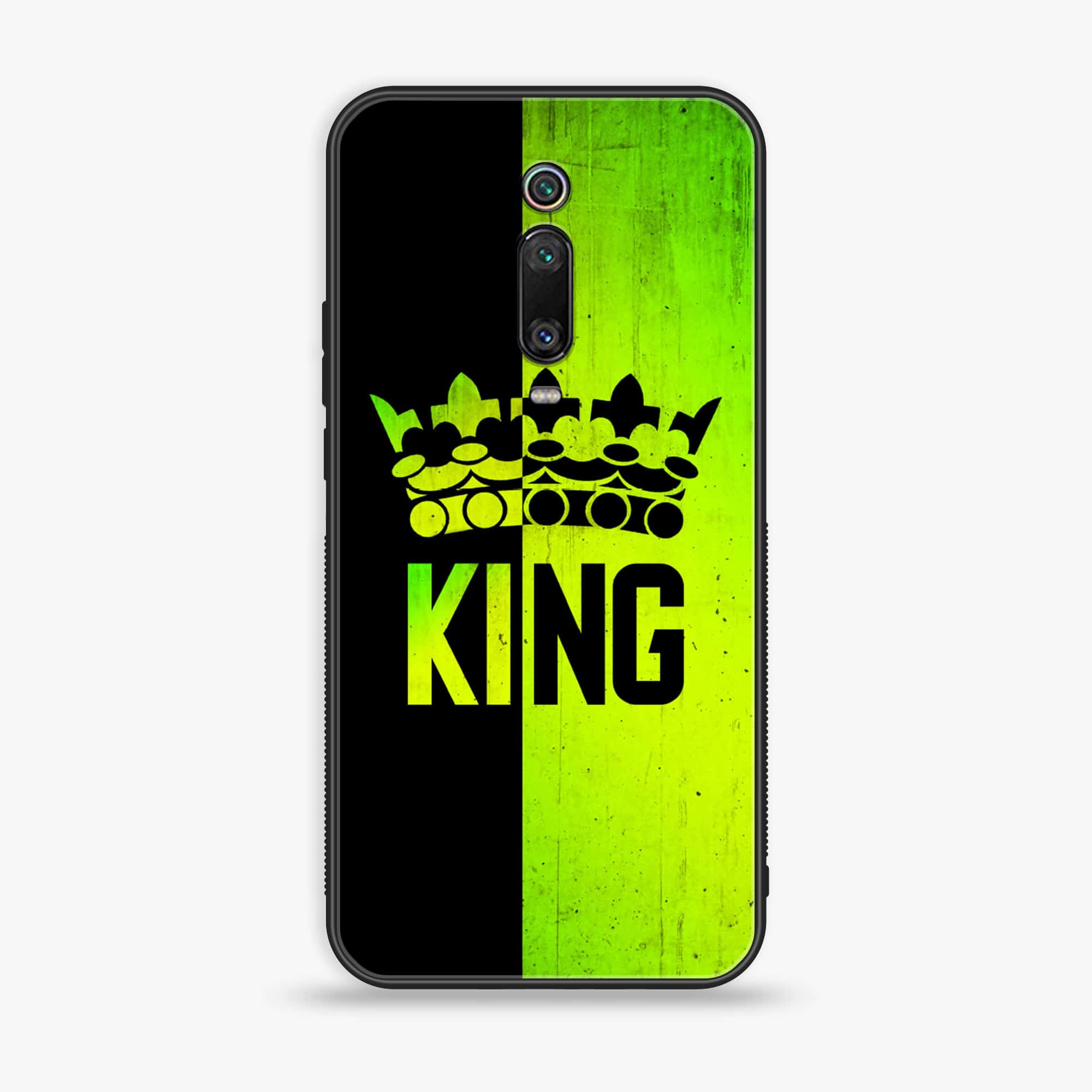 Xiaomi Mi 9T - King Series V2.0 - Premium Printed Glass soft Bumper shock Proof Case