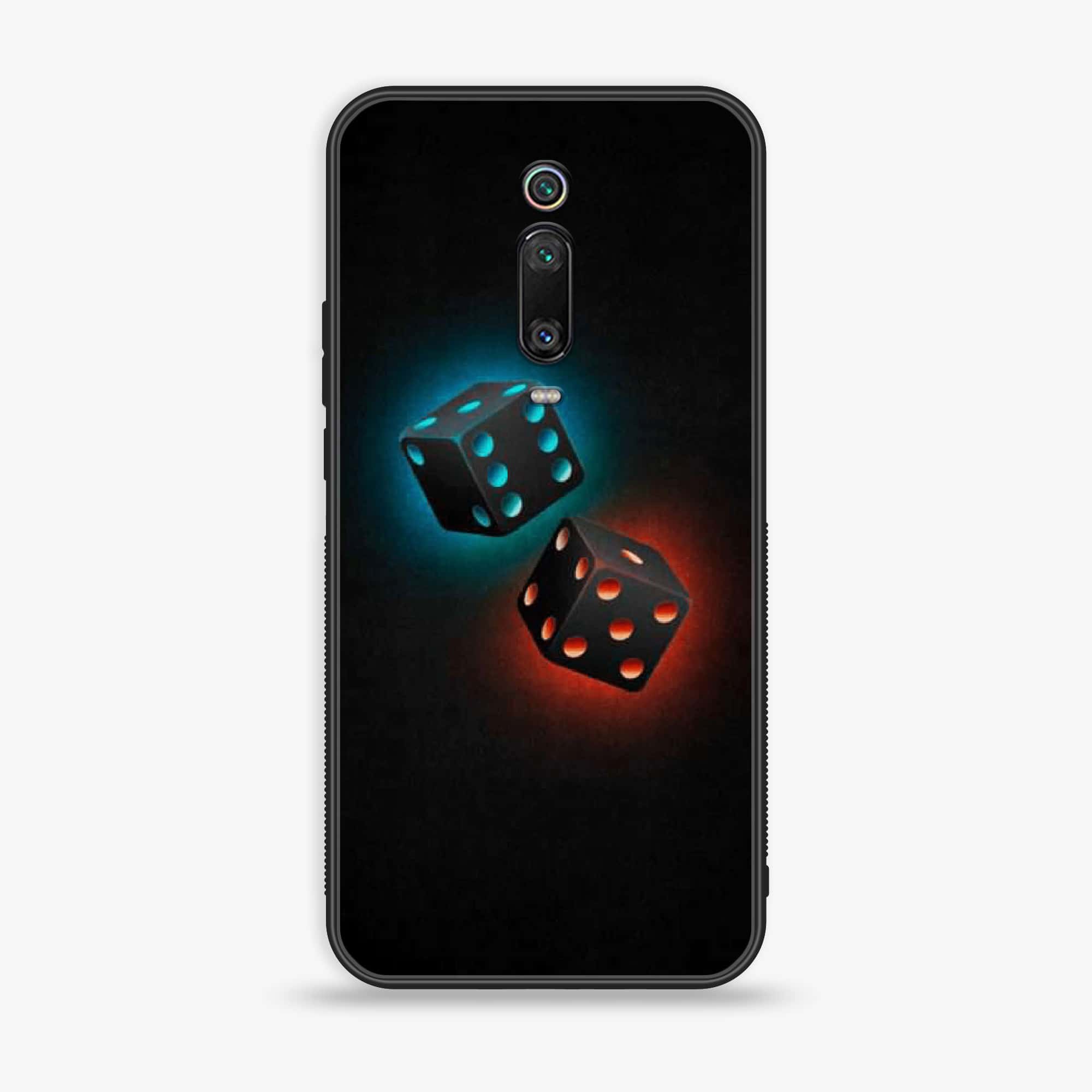 Xiaomi Mi 9T - Black Art Series - Premium Printed Glass soft Bumper shock Proof Case