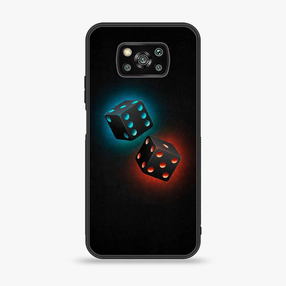 Xiaomi Poco X3 - Black Art Series - Premium Printed Glass soft Bumper shock Proof Case