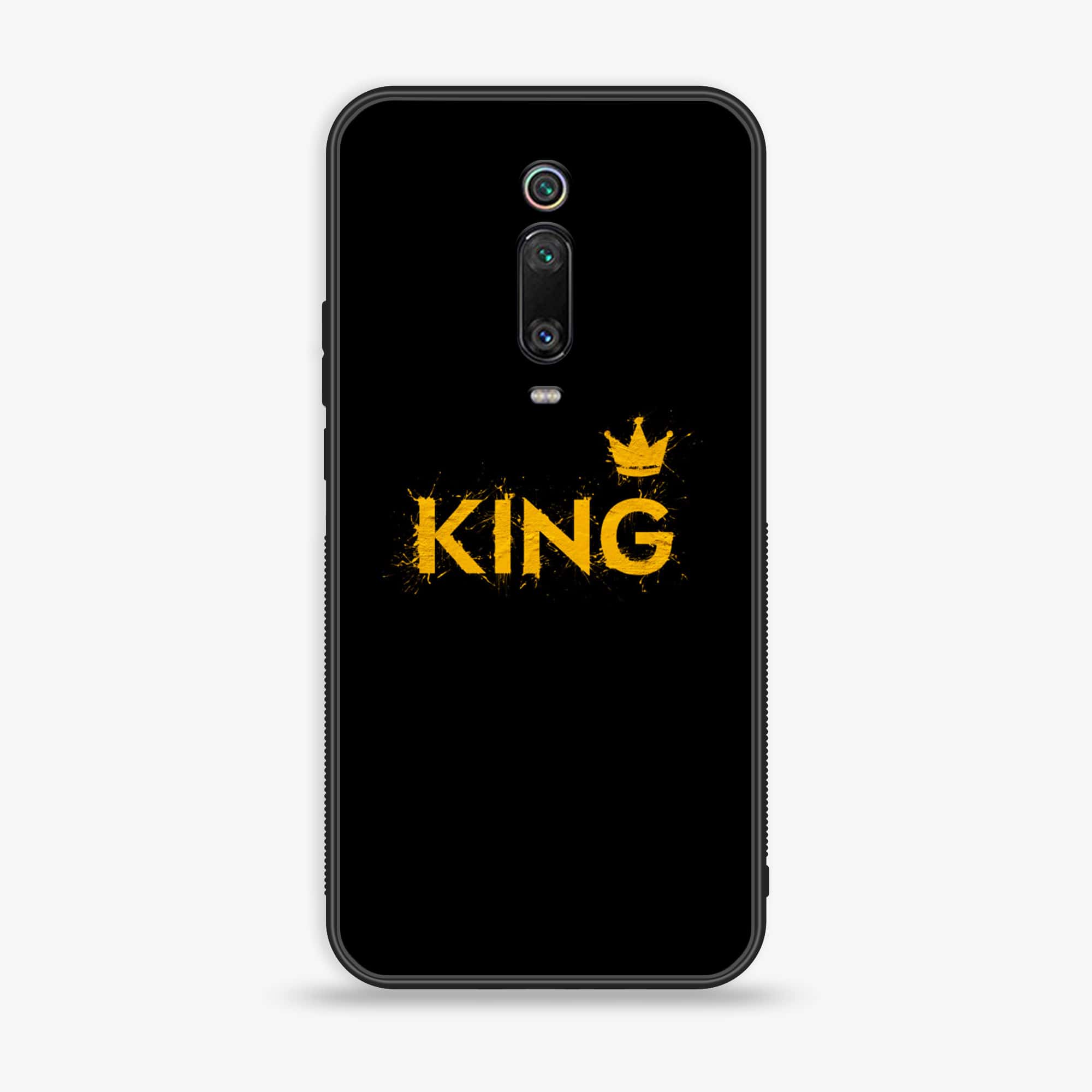 Xiaomi Mi 9T - King Series V2.0 - Premium Printed Glass soft Bumper shock Proof Case