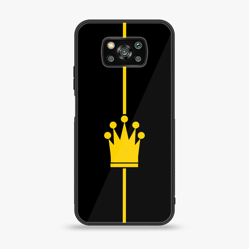 Xiaomi Poco X3 -  King Series V 2.0 Series - Premium Printed Glass soft Bumper shock Proof Case
