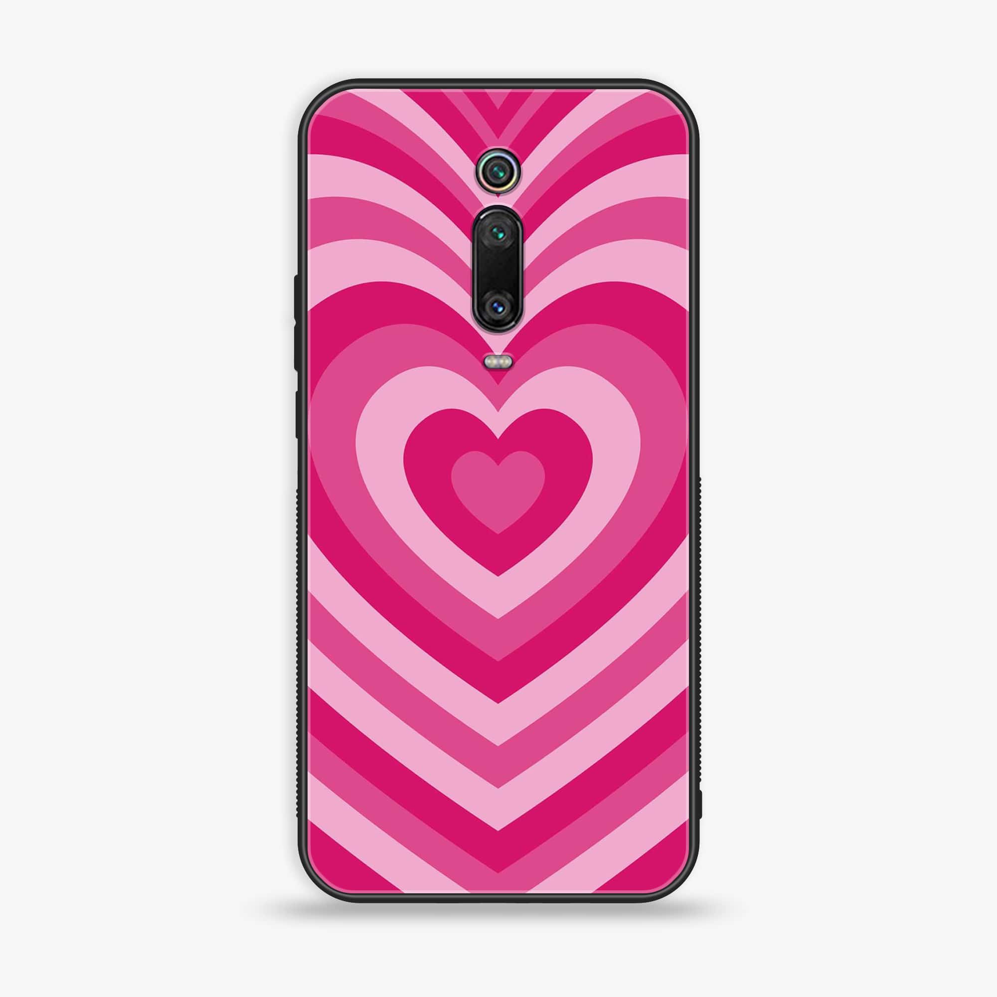 Xiaomi Mi 9T - Heart Beat Series - Premium Printed Glass soft Bumper shock Proof Case