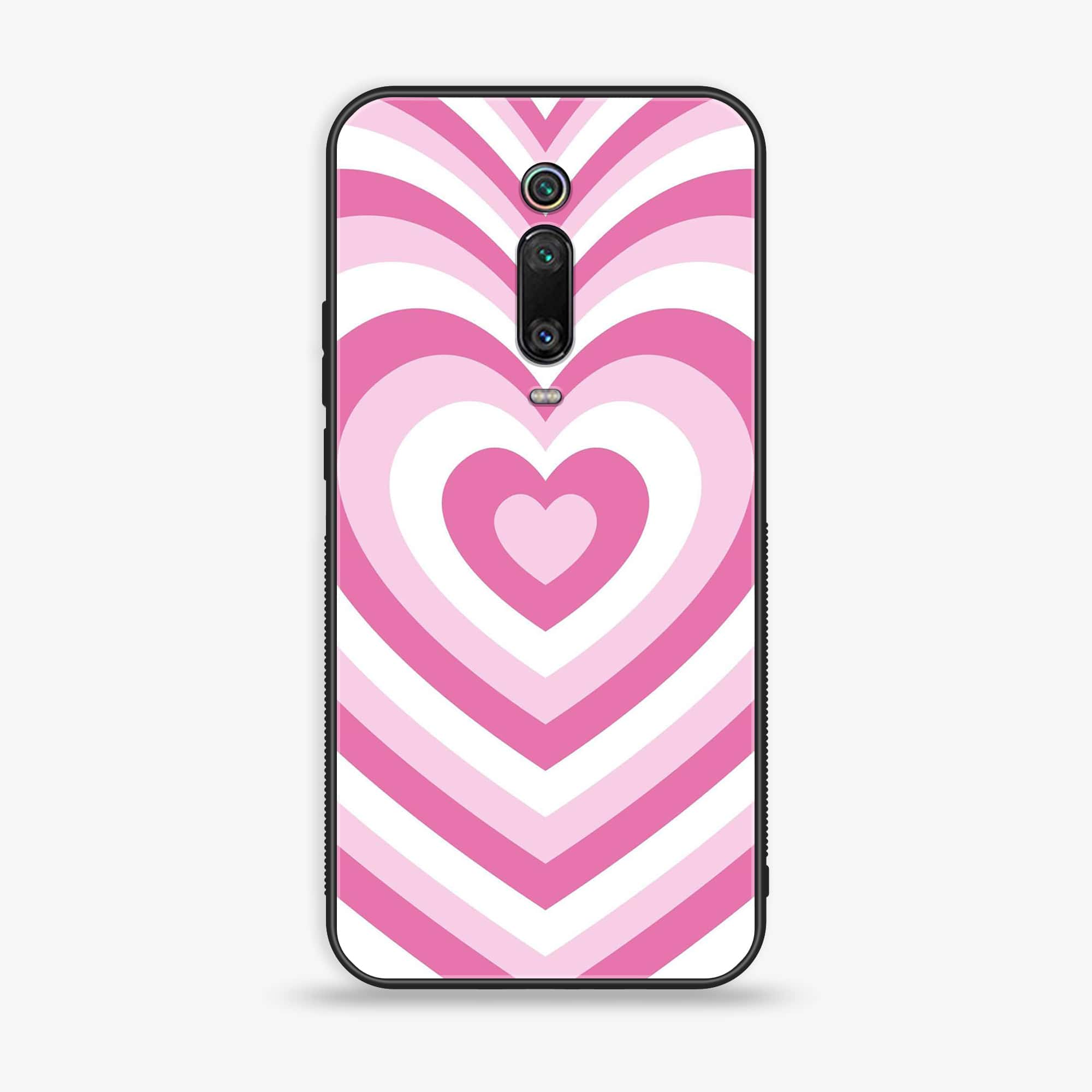 Xiaomi Mi 9T - Heart Beat Series - Premium Printed Glass soft Bumper shock Proof Case