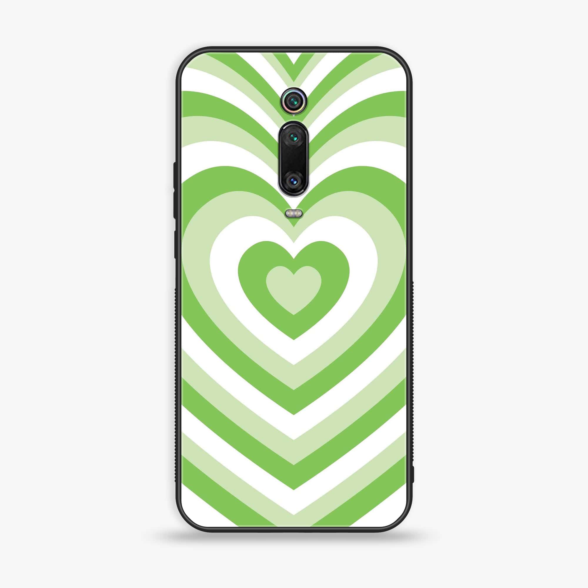 Xiaomi Mi 9T - Heart Beat Series - Premium Printed Glass soft Bumper shock Proof Case