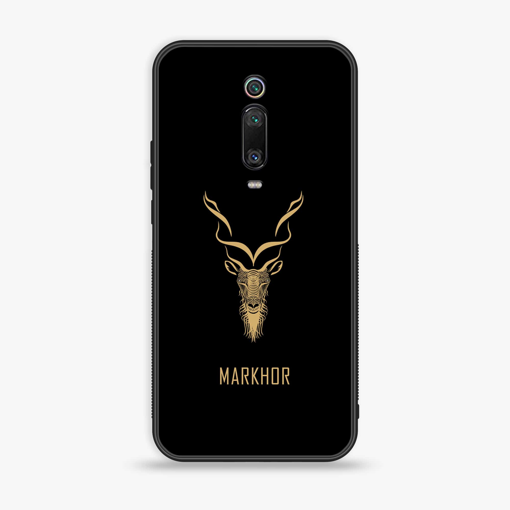 Xiaomi Mi 9T - Markhor Series - Premium Printed Glass soft Bumper shock Proof Case