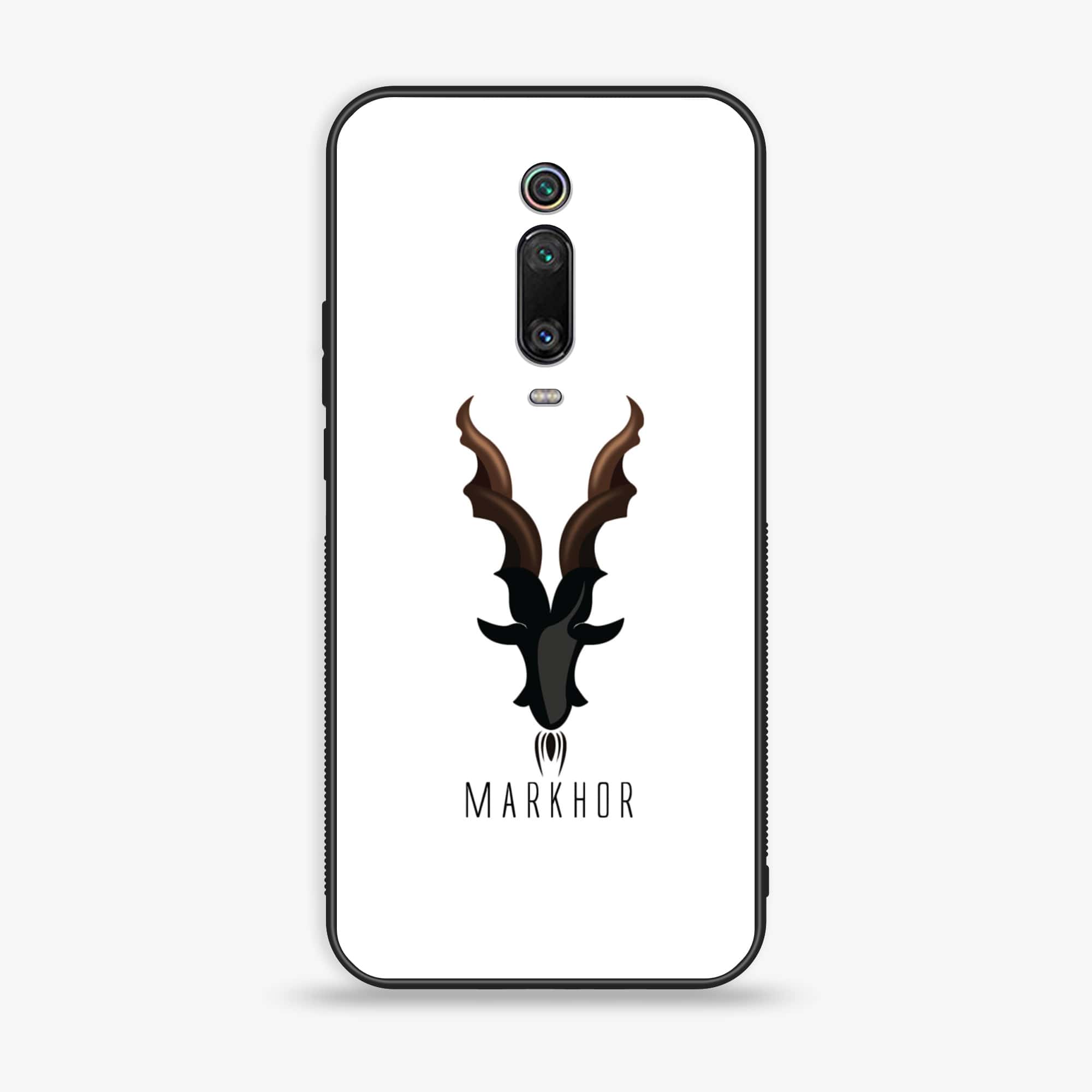 Xiaomi Mi 9T - Markhor Series - Premium Printed Glass soft Bumper shock Proof Case