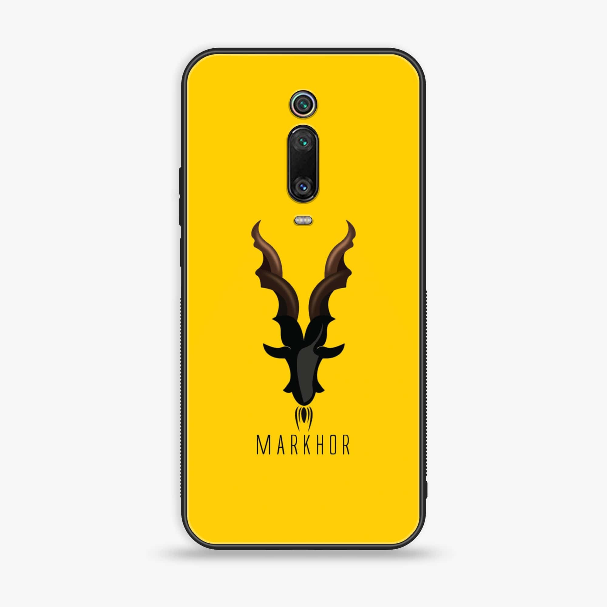Xiaomi Mi 9T - Markhor Series - Premium Printed Glass soft Bumper shock Proof Case
