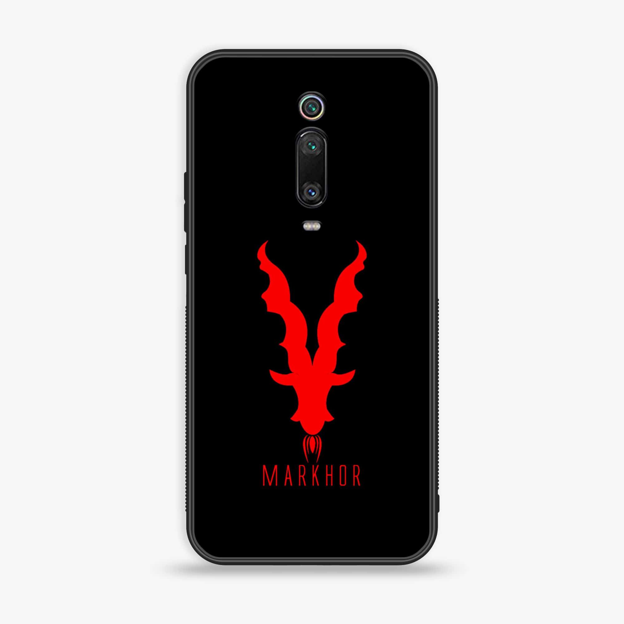 Xiaomi Mi 9T - Markhor Series - Premium Printed Glass soft Bumper shock Proof Case