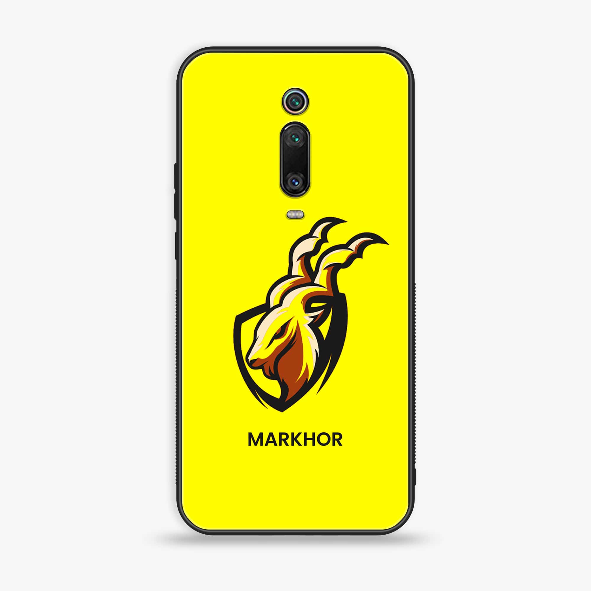 Xiaomi Mi 9T - Markhor Series - Premium Printed Glass soft Bumper shock Proof Case