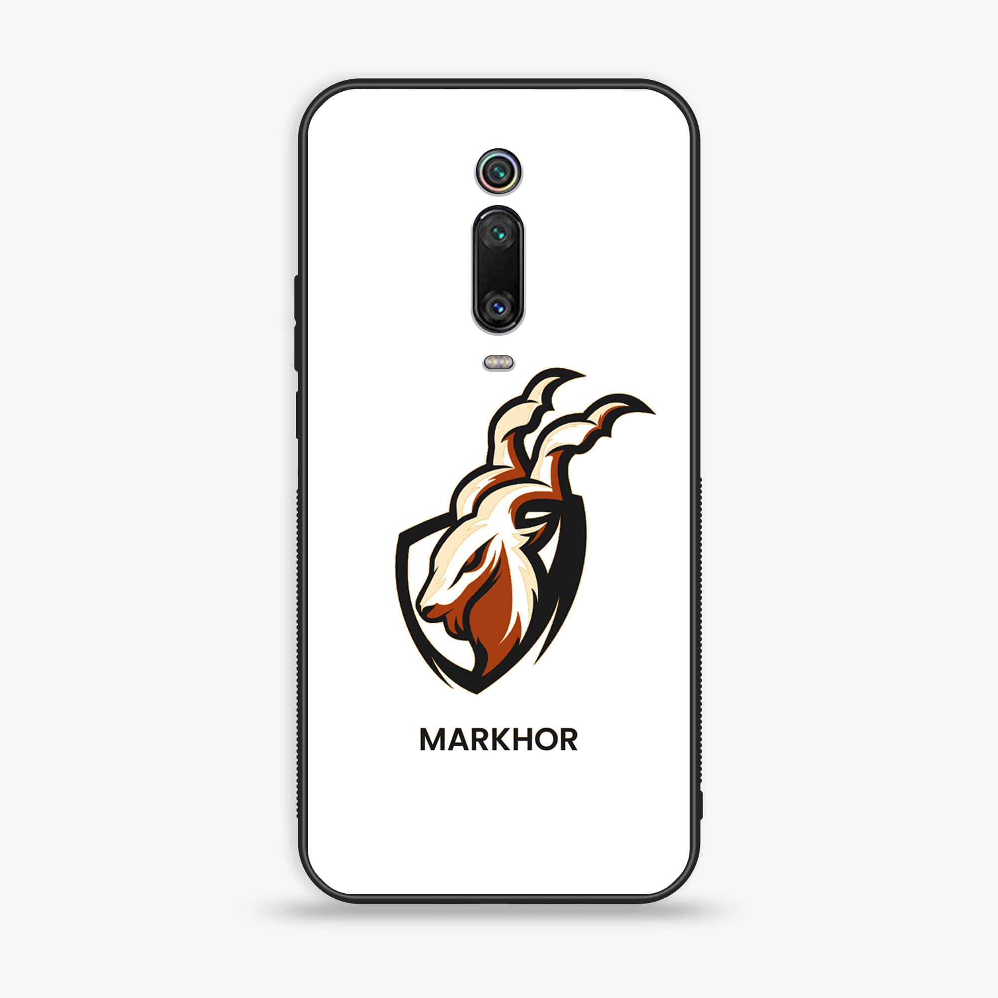 Xiaomi Mi 9T - Markhor Series - Premium Printed Glass soft Bumper shock Proof Case
