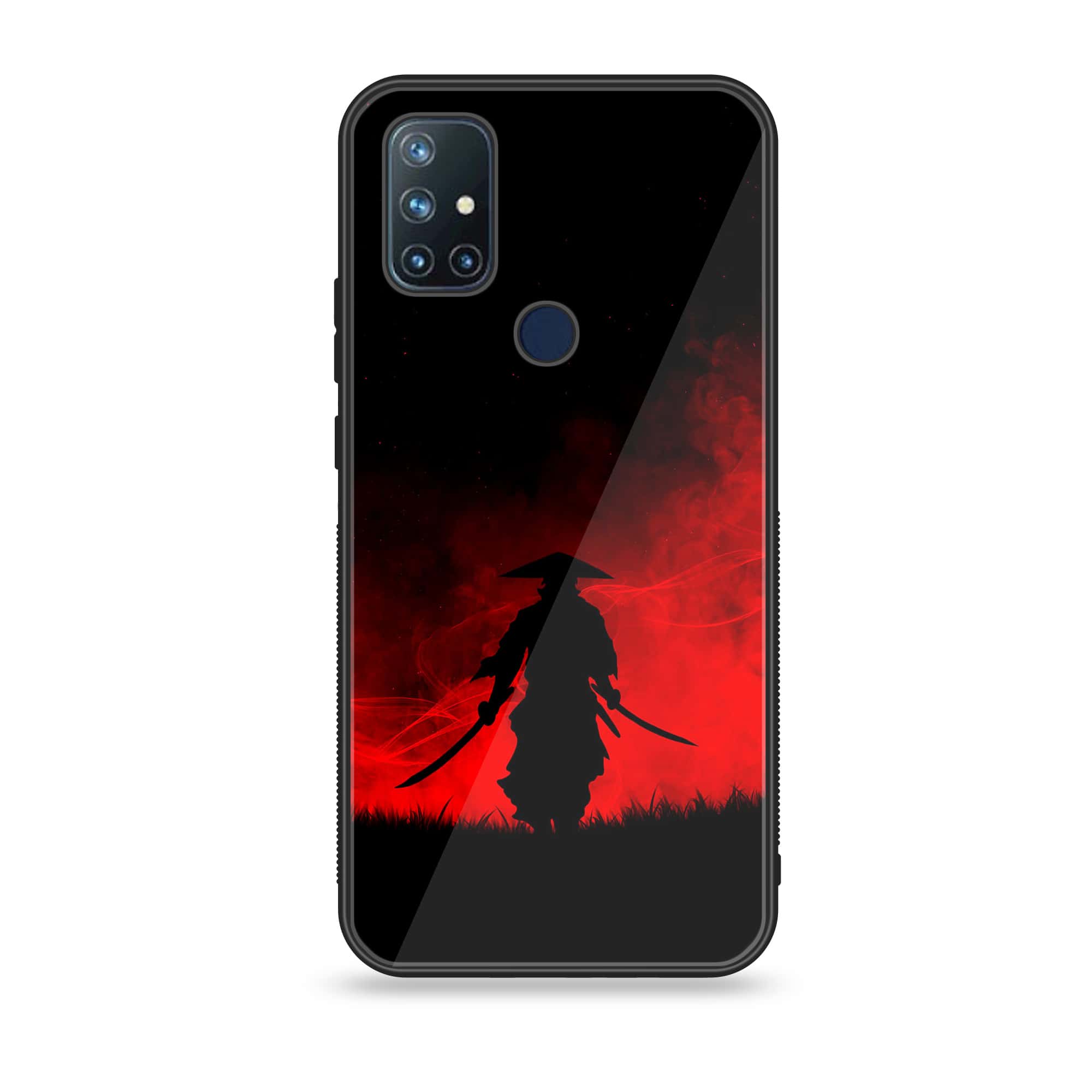 OnePlus Nord N10- Ninja Series - Premium Printed Glass soft Bumper shock Proof Case