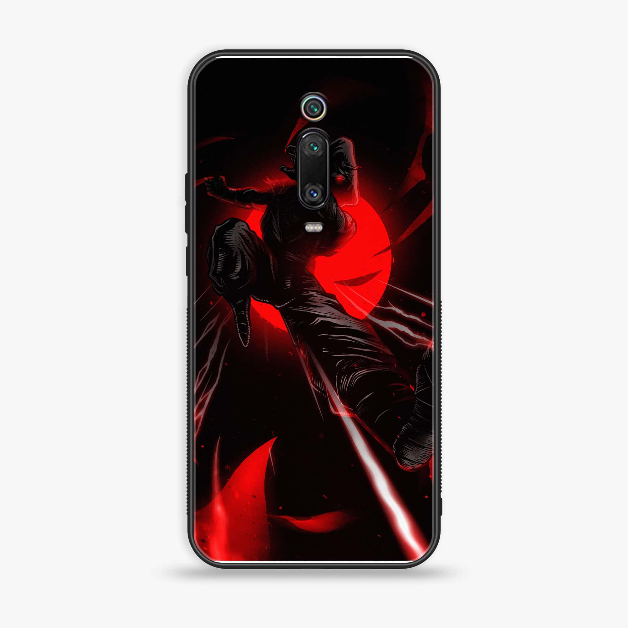 Xiaomi Mi 9T - Ninja Series - Premium Printed Glass soft Bumper shock Proof Case
