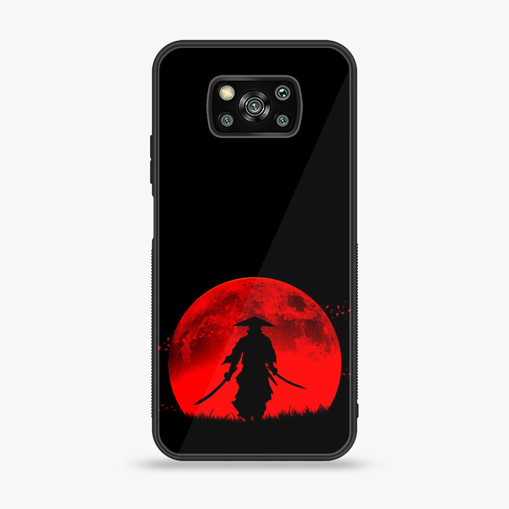 Xiaomi Poco X3 - Ninja Series - Premium Printed Glass soft Bumper shock Proof Case