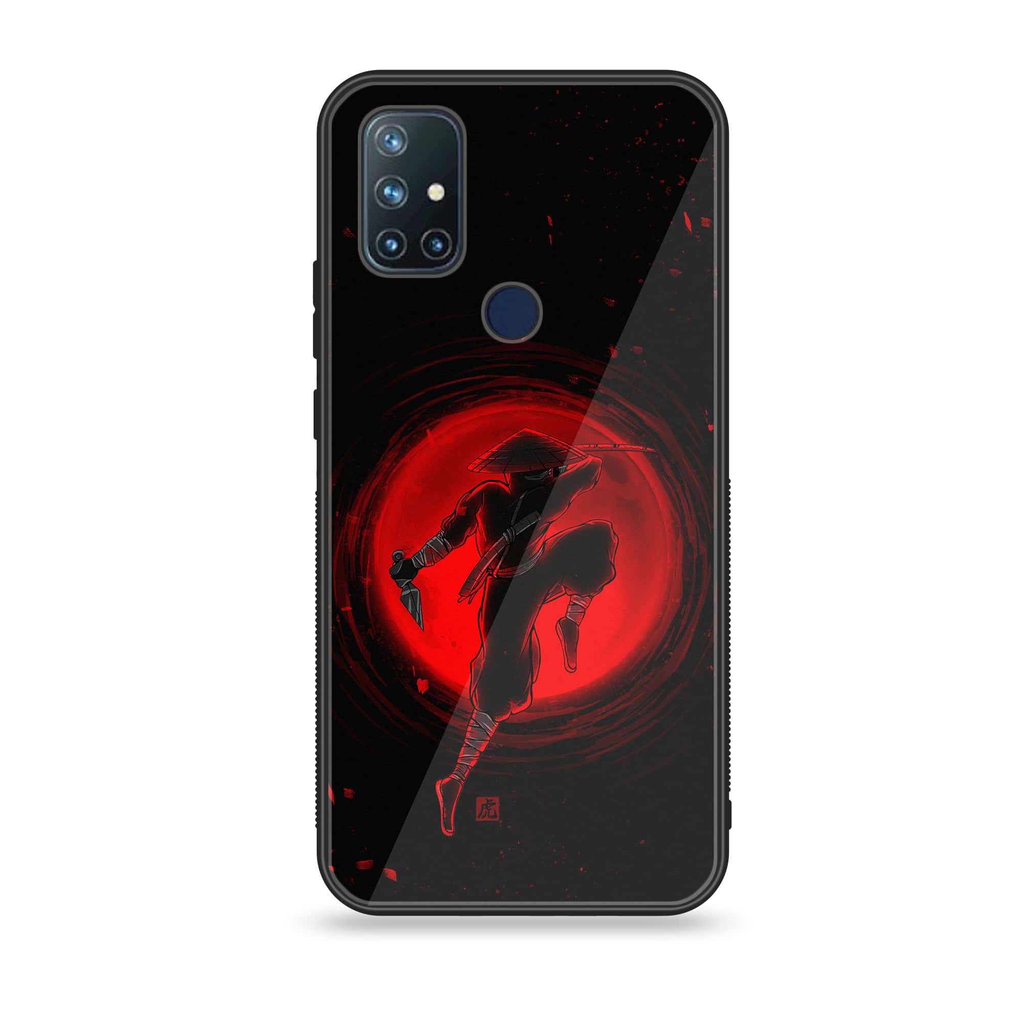 OnePlus Nord N10- Ninja Series - Premium Printed Glass soft Bumper shock Proof Case