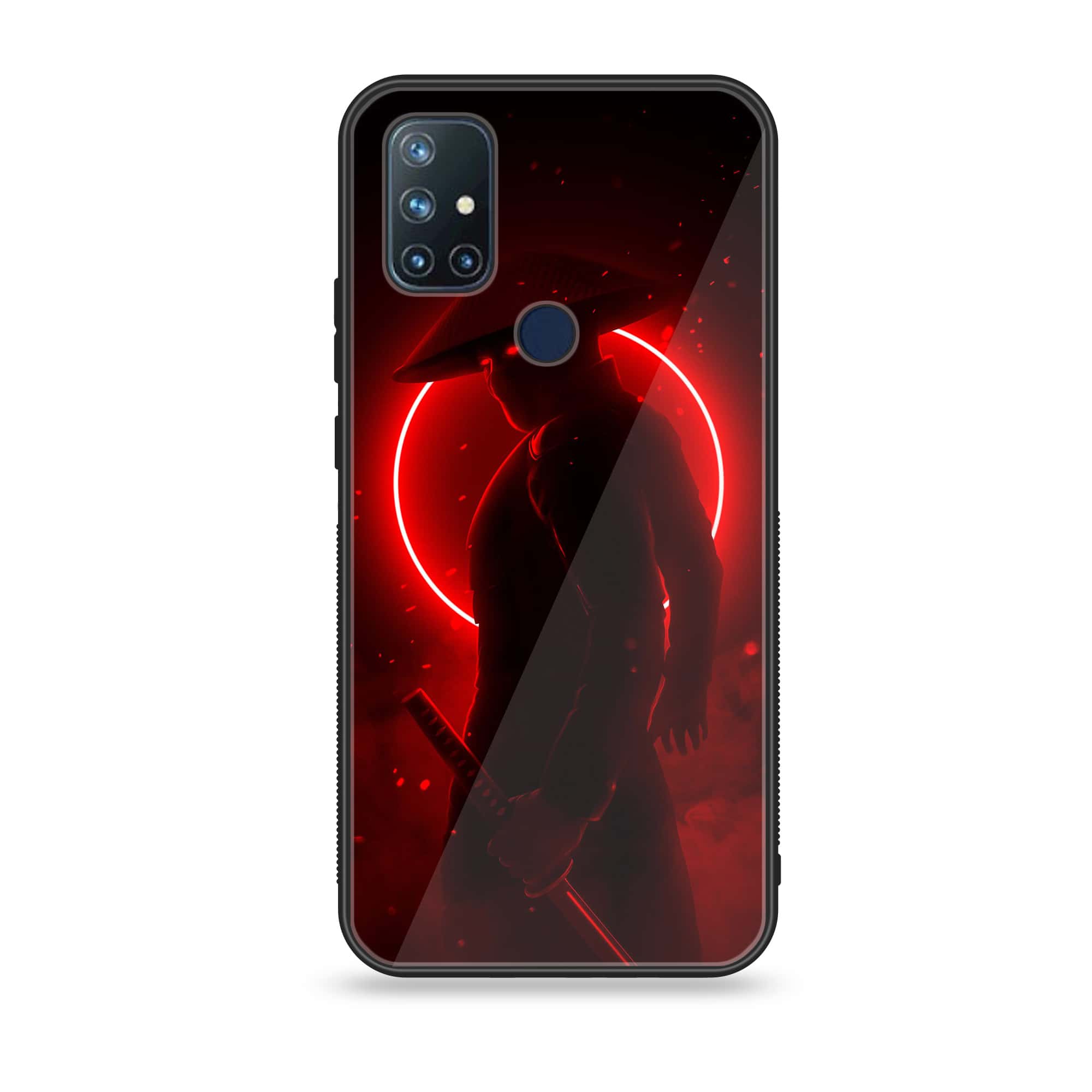 OnePlus Nord N10- Ninja Series - Premium Printed Glass soft Bumper shock Proof Case