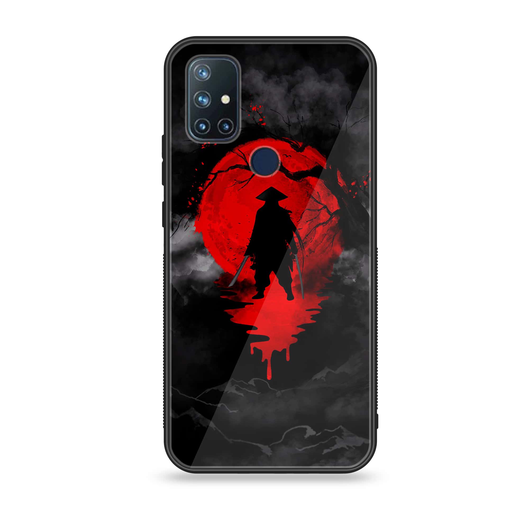 OnePlus Nord N10- Ninja Series - Premium Printed Glass soft Bumper shock Proof Case