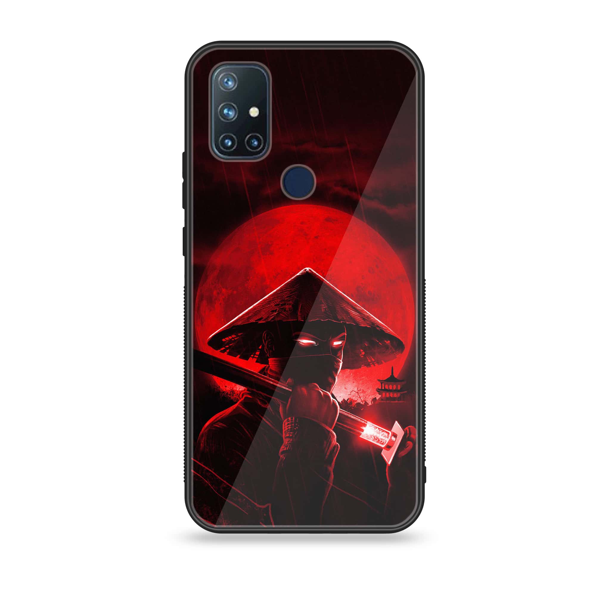 OnePlus Nord N10- Ninja Series - Premium Printed Glass soft Bumper shock Proof Case