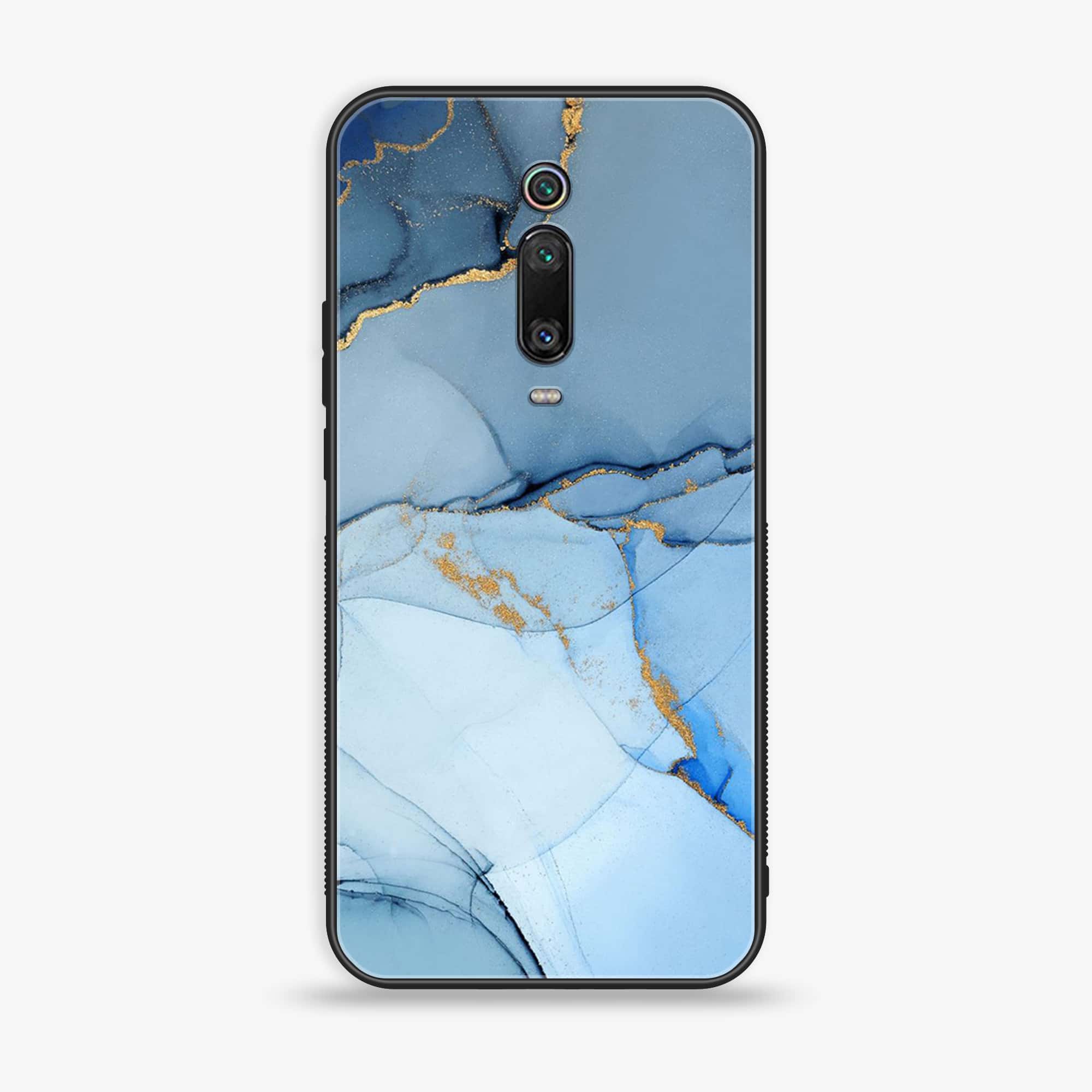 Xiaomi Mi 9T Pro - Blue Marble Series - Premium Printed Glass soft Bumper shock Proof Case