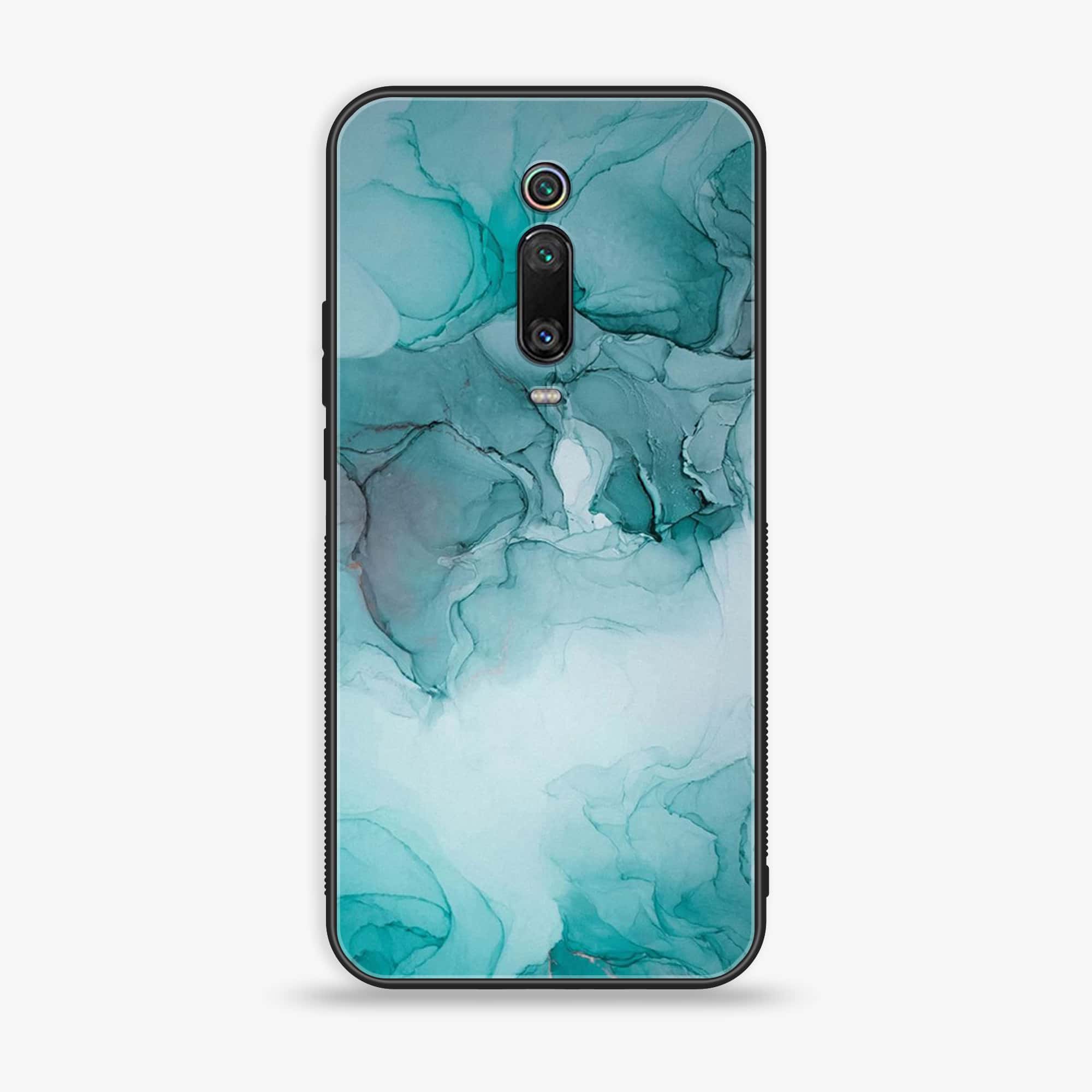 Xiaomi Mi 9T Pro - Blue Marble Series - Premium Printed Glass soft Bumper shock Proof Case