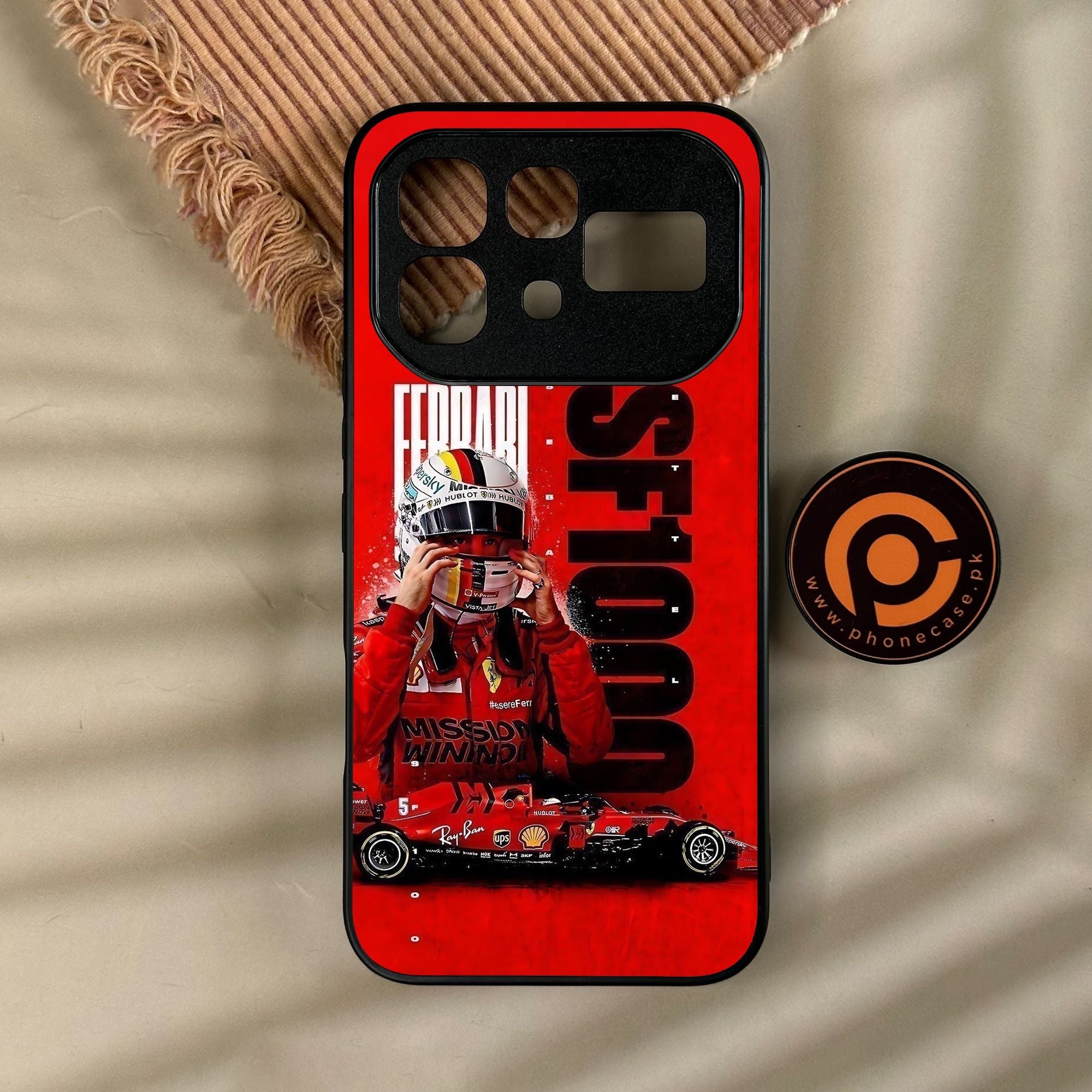 Infinix Note 60 - Formula 1 Design 8 - Premium Metal Printed Soft Bumper Shock Proof Case