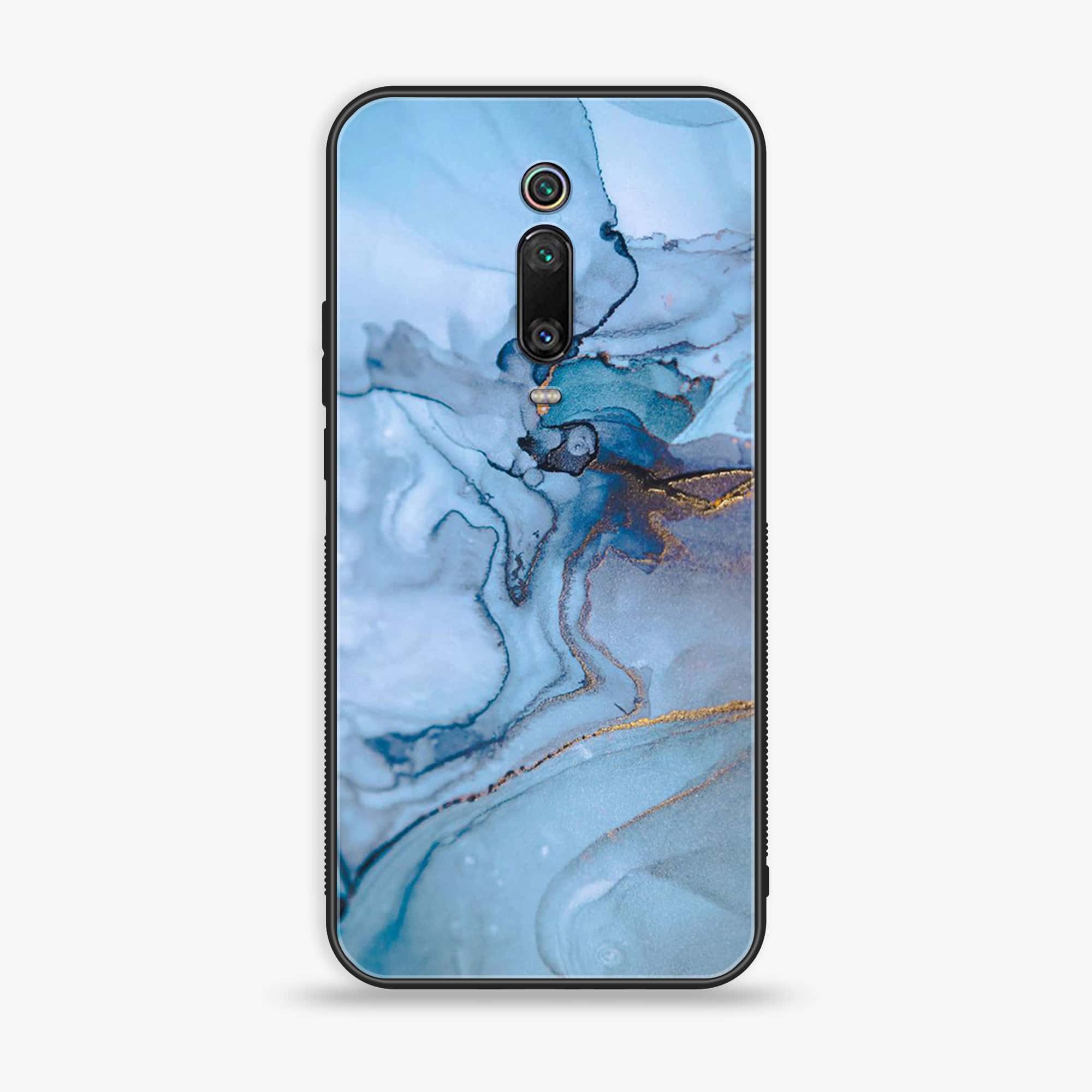 Xiaomi Mi 9T Pro - Blue Marble Series - Premium Printed Glass soft Bumper shock Proof Case