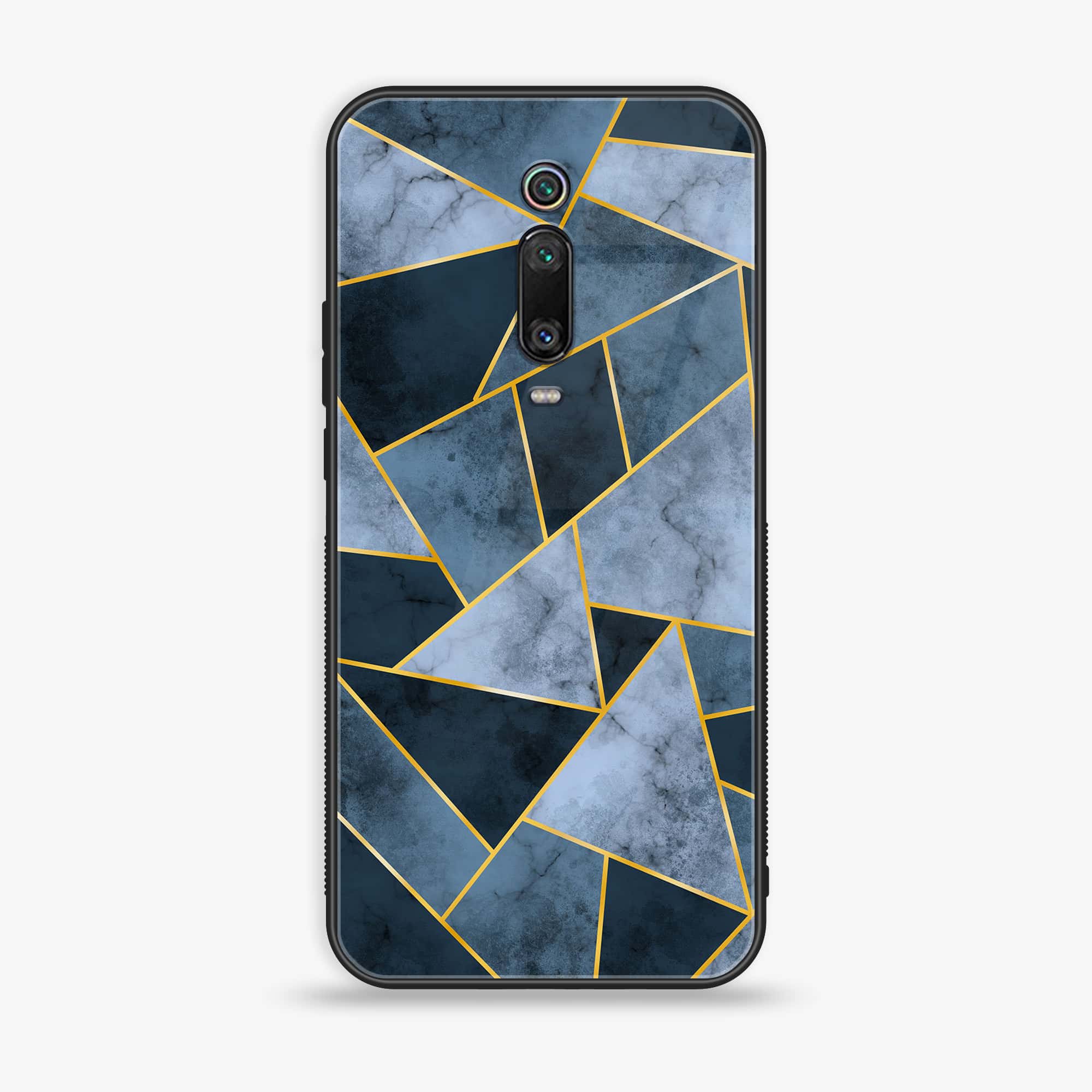 Xiaomi Mi 9T Pro - Geometric Marble Series - Premium Printed Glass soft Bumper shock Proof Case