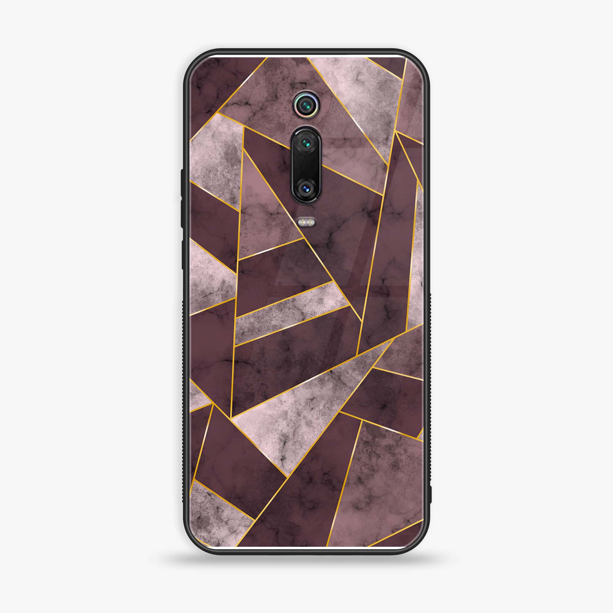 Xiaomi Mi 9T Pro - Geometric Marble Series - Premium Printed Glass soft Bumper shock Proof Case