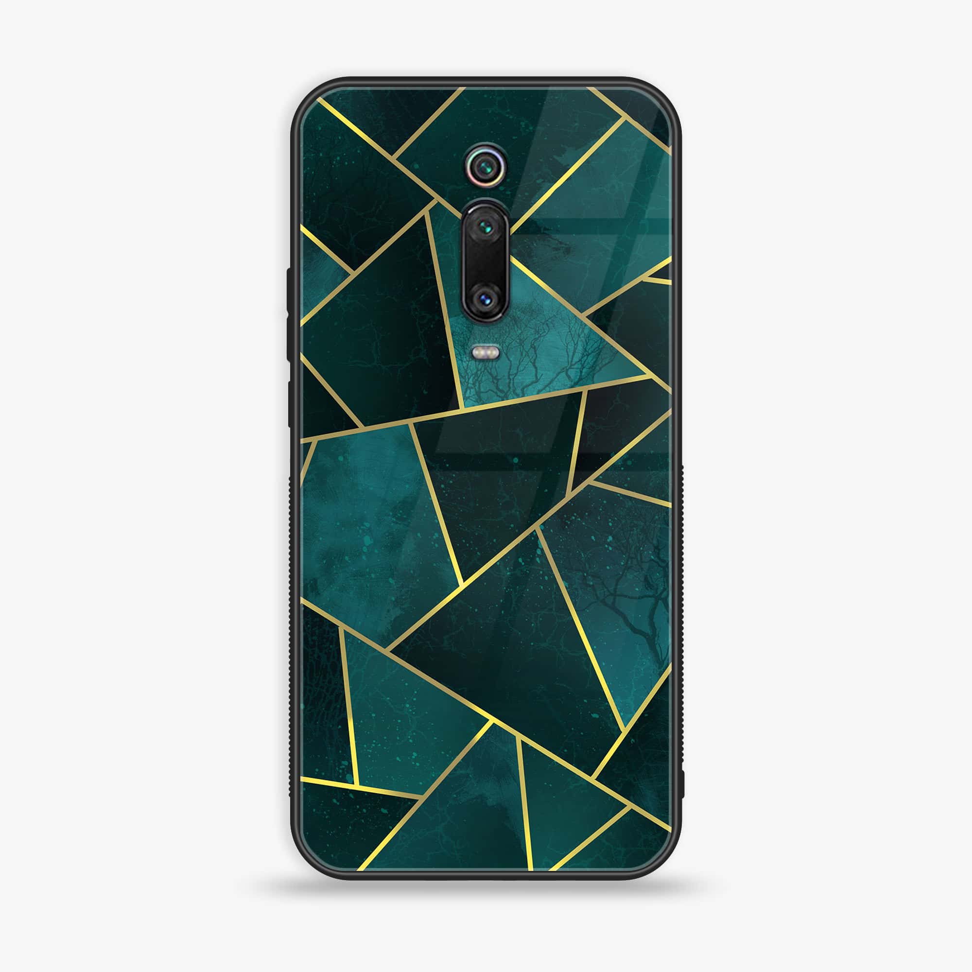 Xiaomi Mi 9T Pro - Geometric Marble Series - Premium Printed Glass soft Bumper shock Proof Case