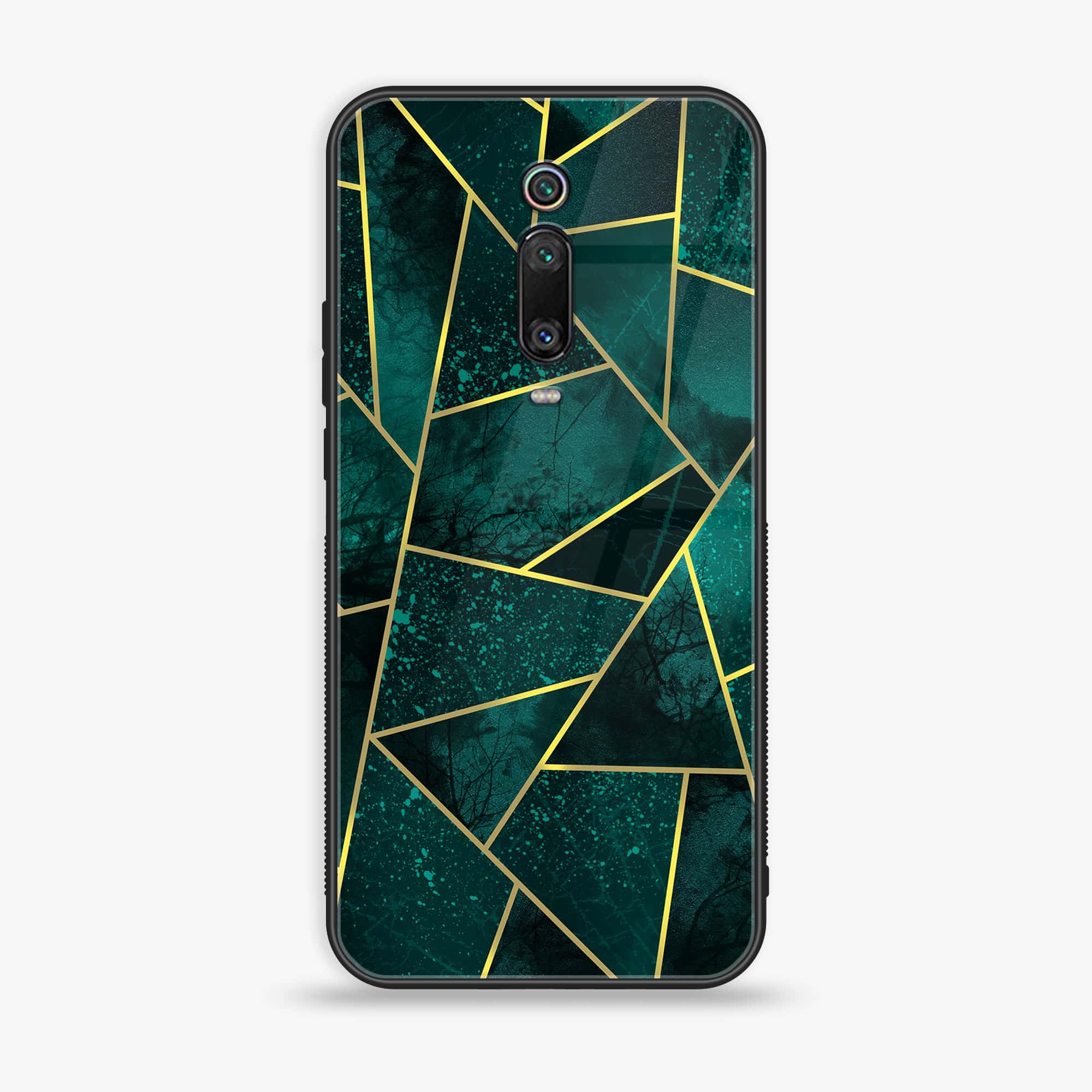 Xiaomi Mi 9T Pro - Geometric Marble Series - Premium Printed Glass soft Bumper shock Proof Case