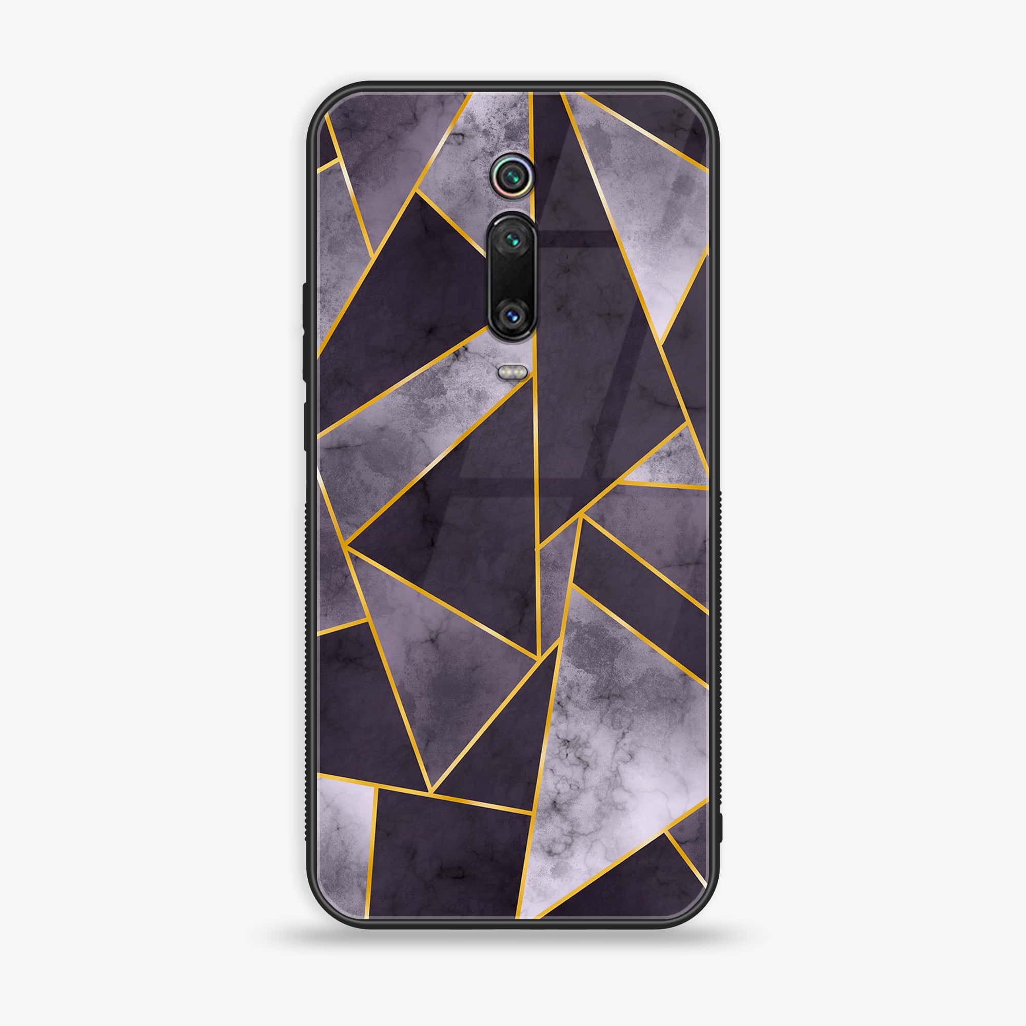 Xiaomi Mi 9T Pro - Geometric Marble Series - Premium Printed Glass soft Bumper shock Proof Case
