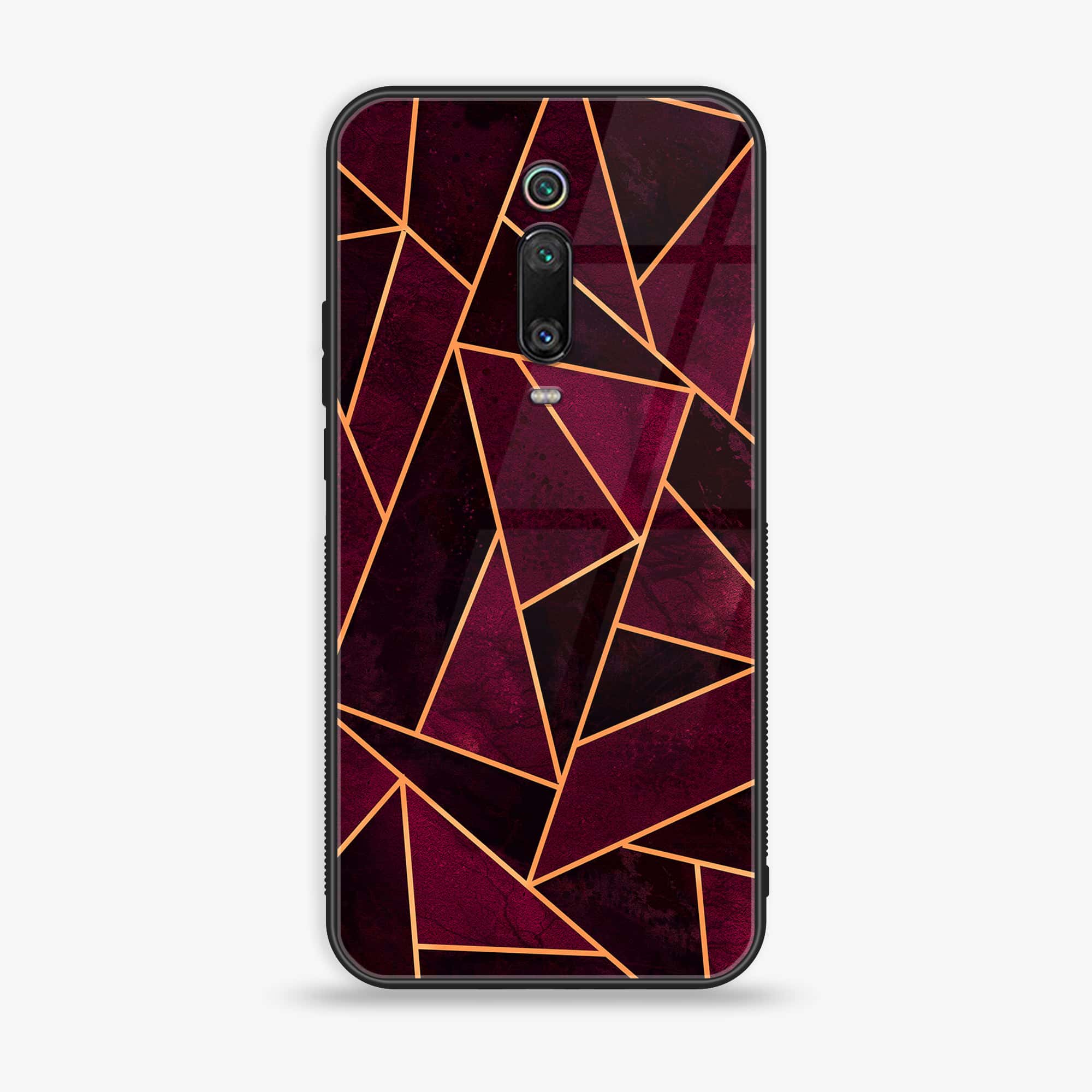 Xiaomi Mi 9T Pro - Geometric Marble Series - Premium Printed Glass soft Bumper shock Proof Case