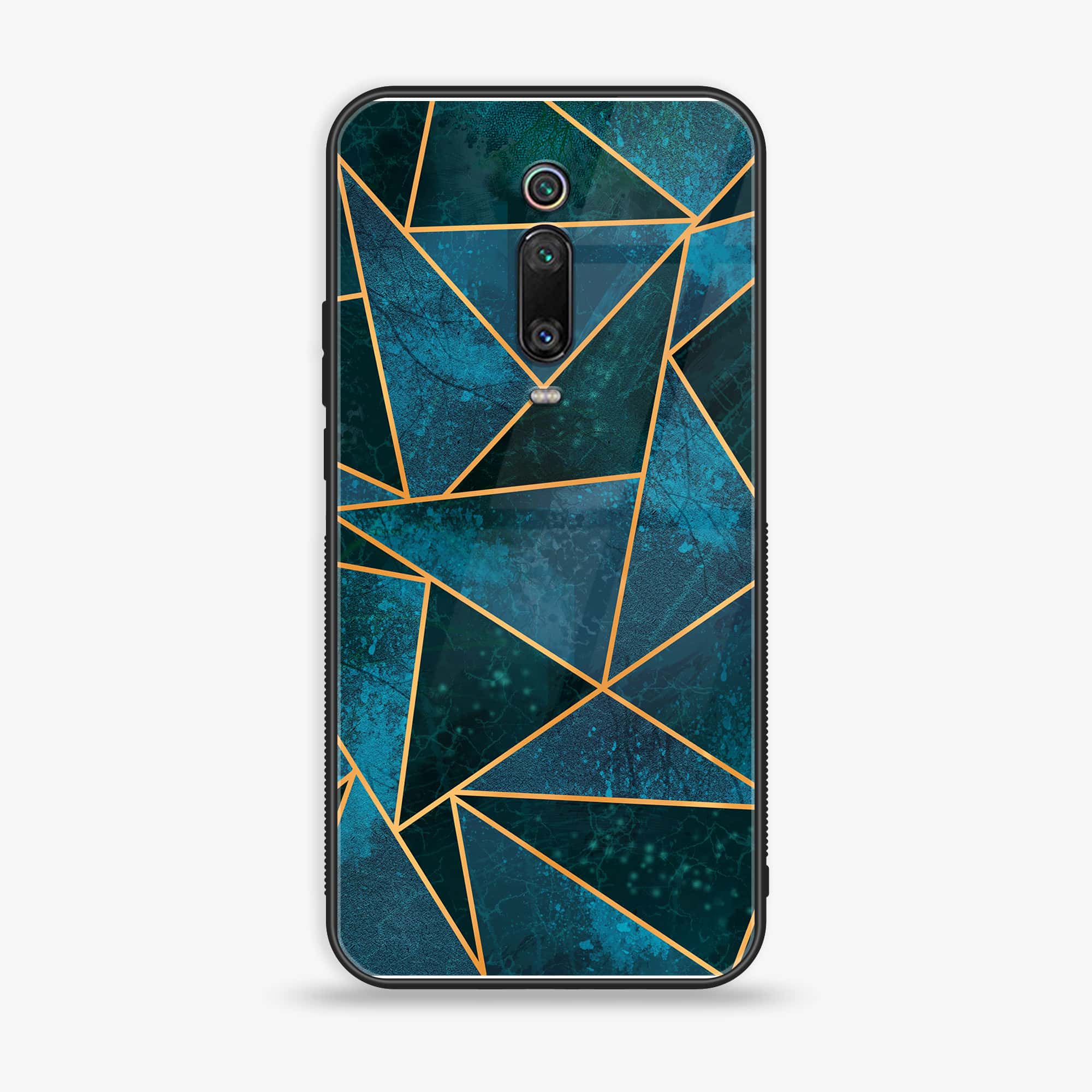 Xiaomi Mi 9T Pro - Geometric Marble Series - Premium Printed Glass soft Bumper shock Proof Case