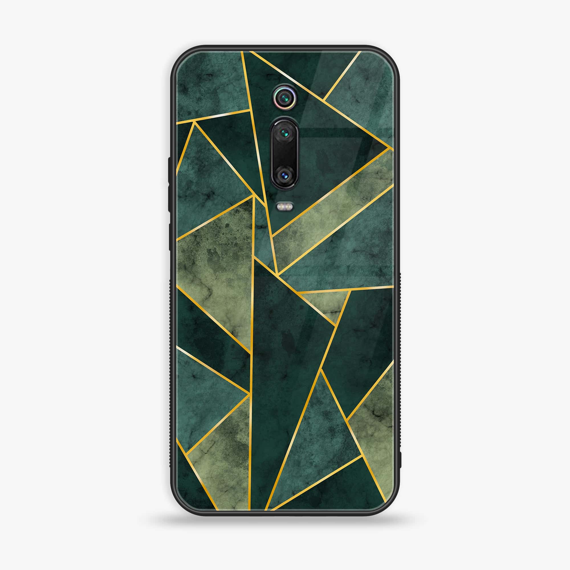 Xiaomi Mi 9T Pro - Geometric Marble Series - Premium Printed Glass soft Bumper shock Proof Case