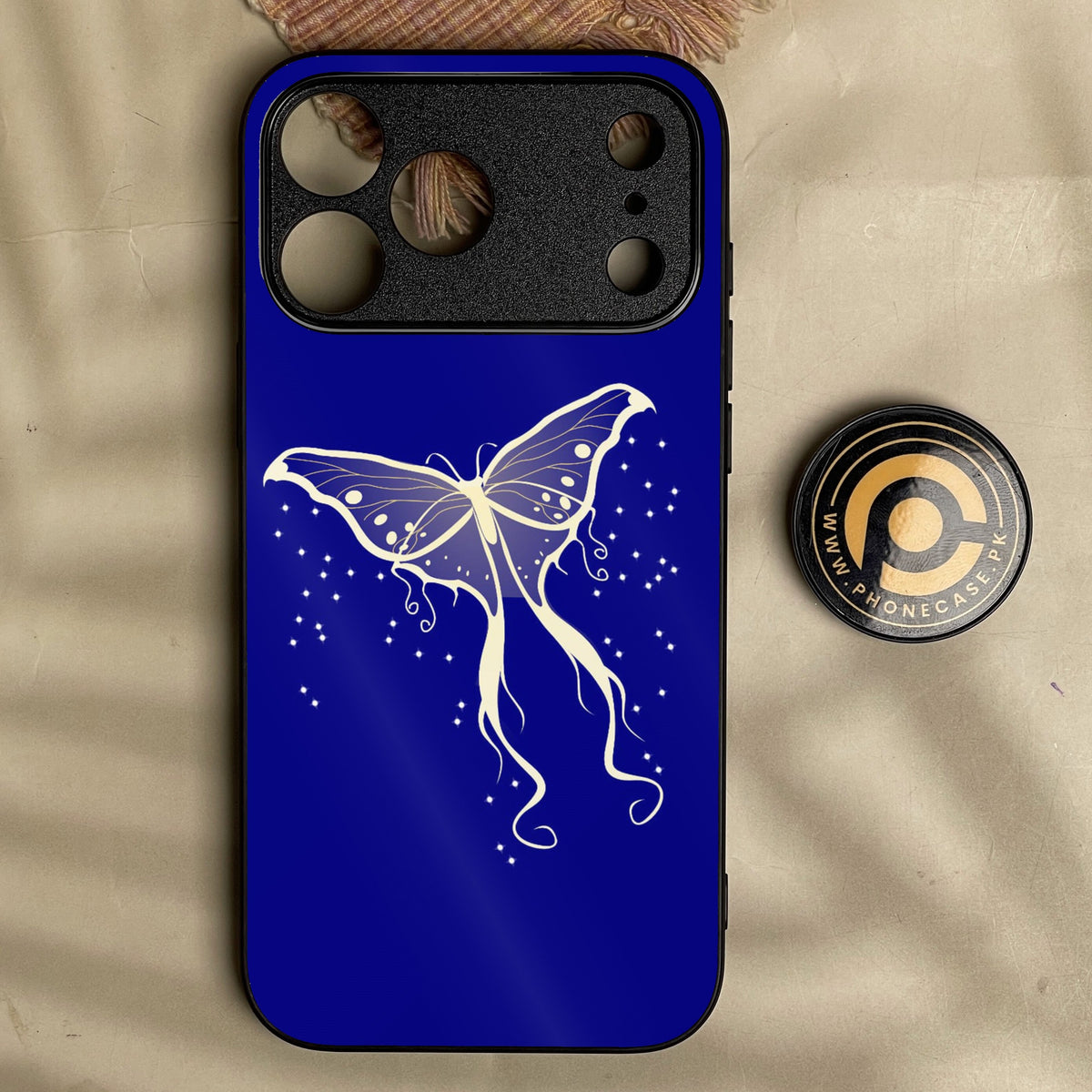 Iphone 18 Pro Max - Butterflies Design 1 - Premium Metal Printed Soft Bumper Shock Proof Case