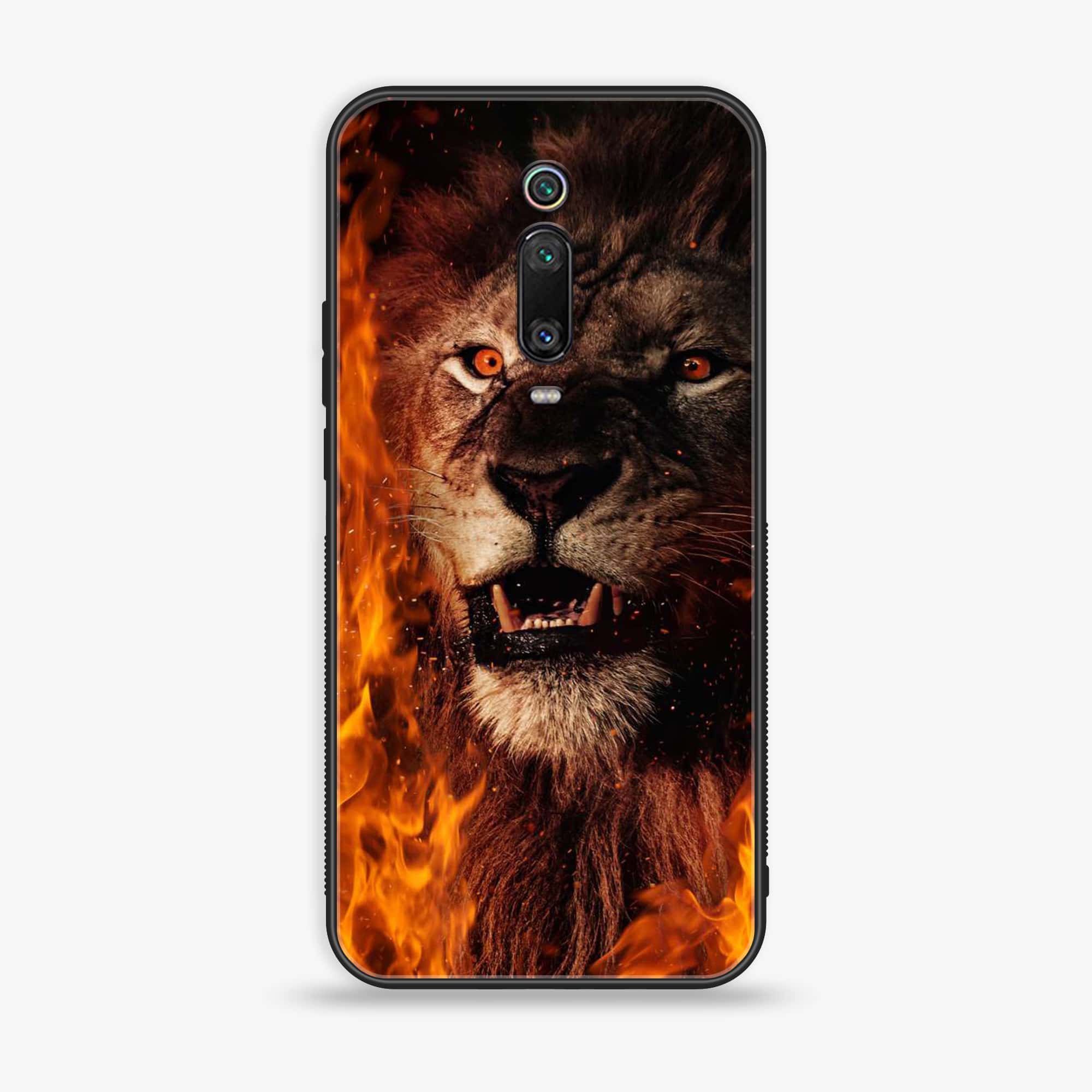 Xiaomi Mi 9T Pro - Tiger Art Series - Premium Printed Glass soft Bumper shock Proof Case