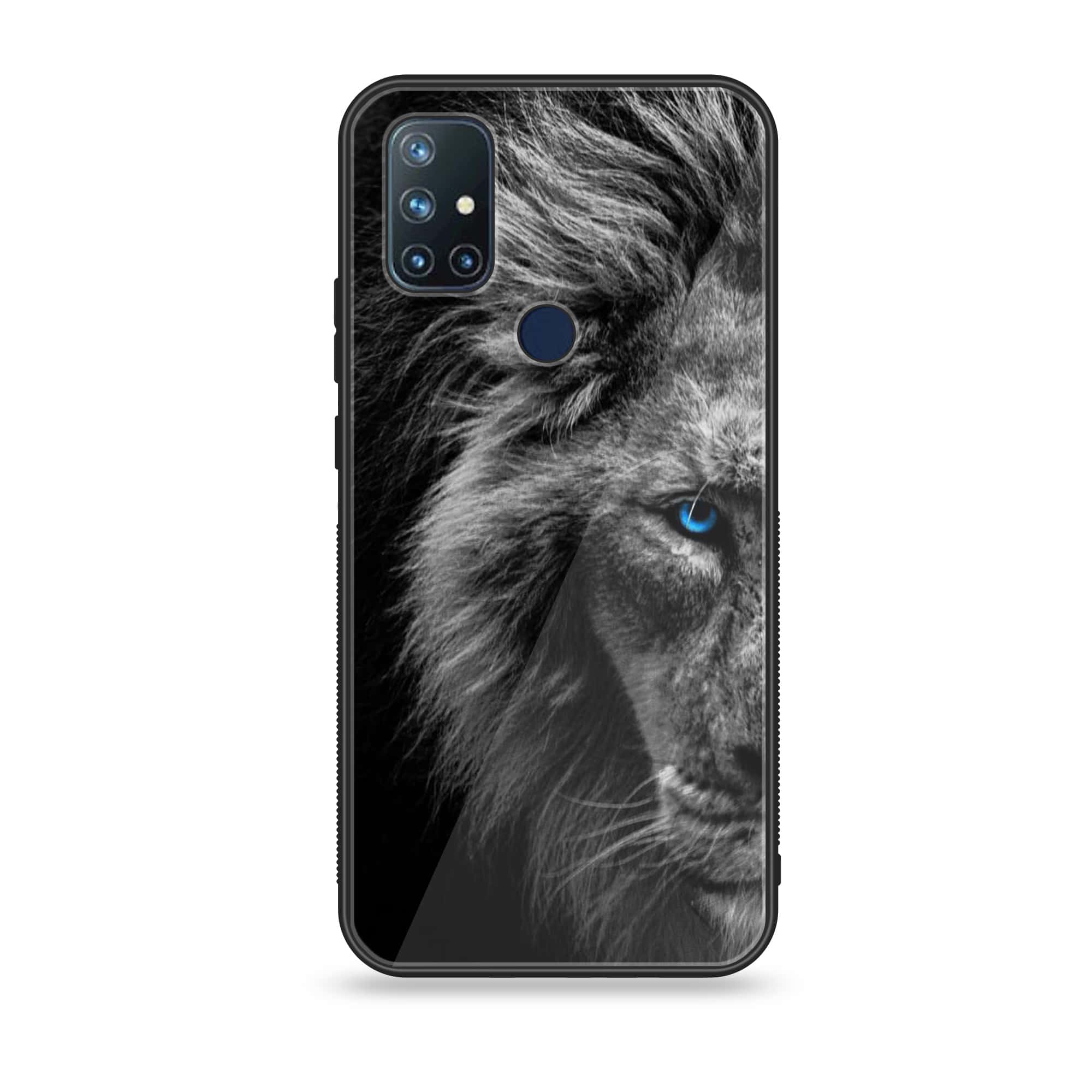 OnePlus Nord N10 -Tiger Art Series - Premium Printed Glass soft Bumper shock Proof Case