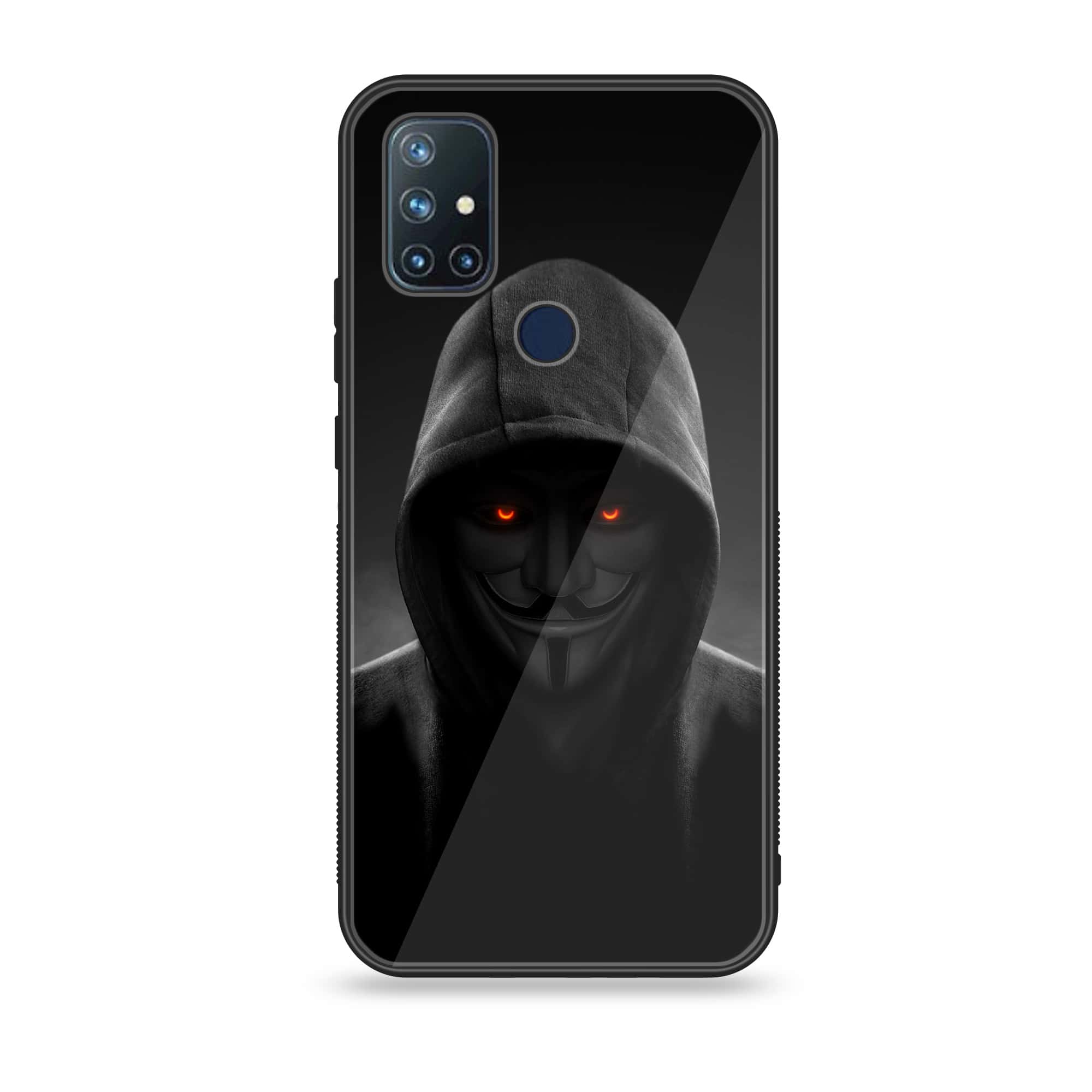 OnePlus Nord N10 -Anonymous 2.0 Series - Premium Printed Glass soft Bumper shock Proof Case