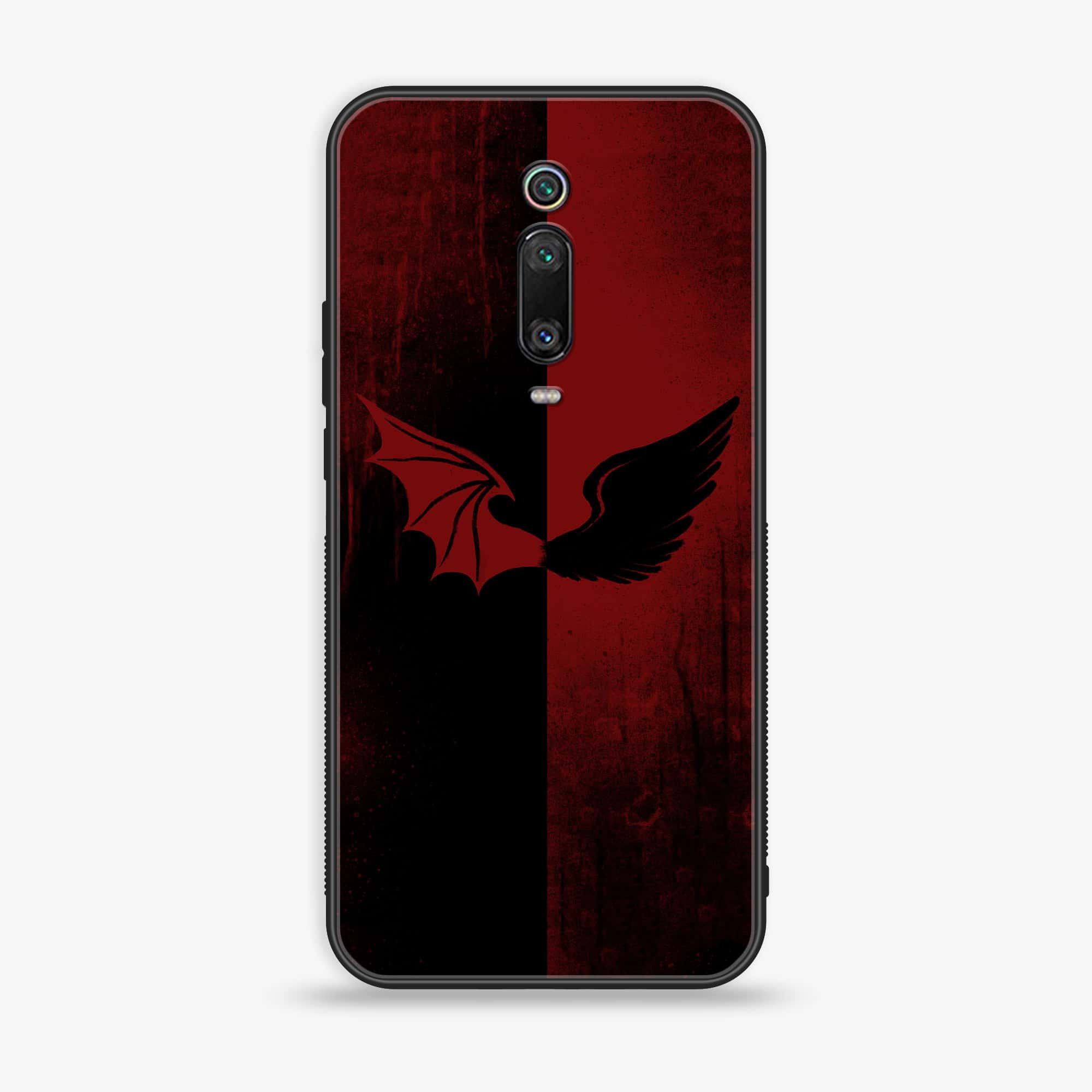 Xiaomi Mi 9T Pro - Angel Wings 2.0 Series - Premium Printed Glass soft Bumper shock Proof Case