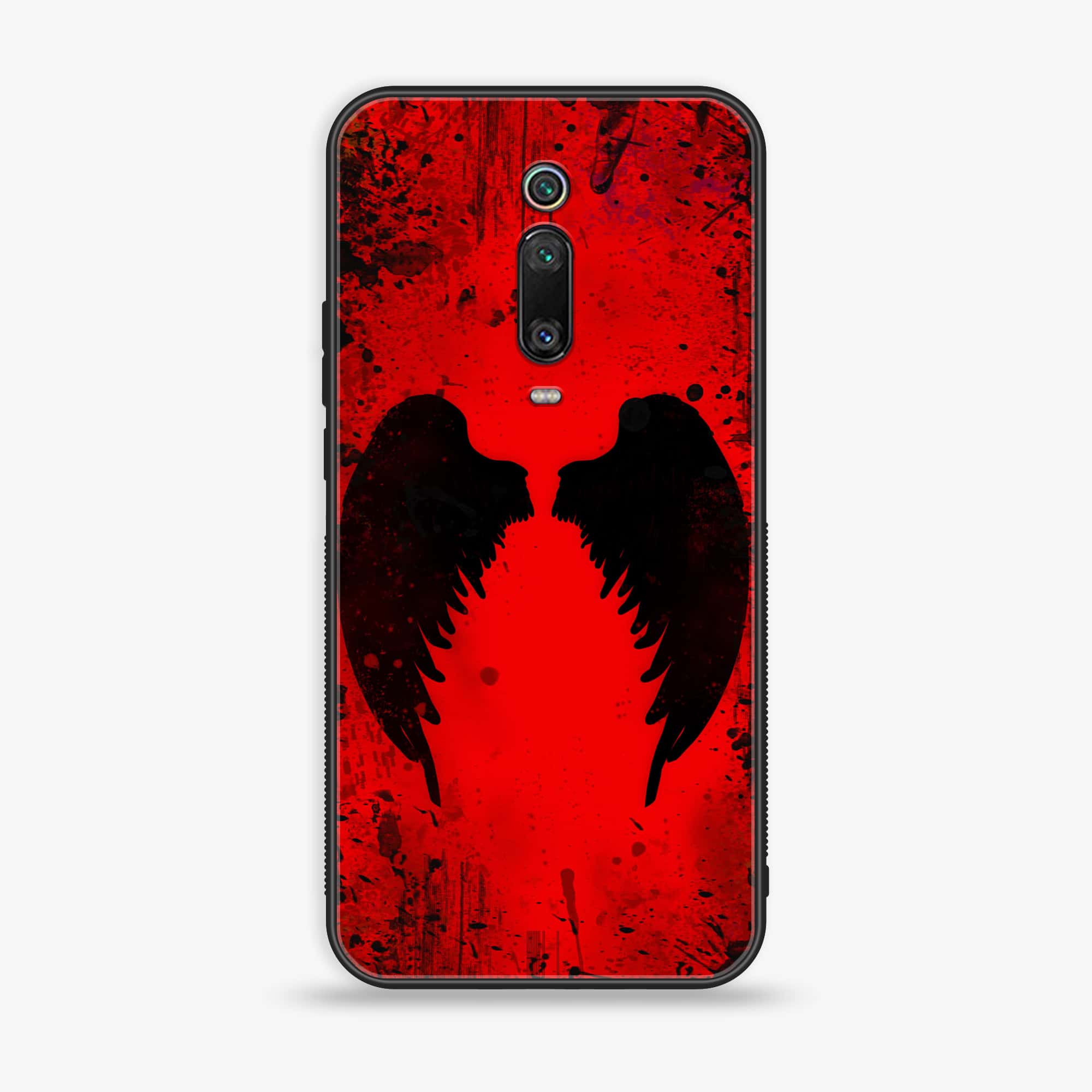 Xiaomi Mi 9T Pro - Angel Wings 2.0 Series - Premium Printed Glass soft Bumper shock Proof Case