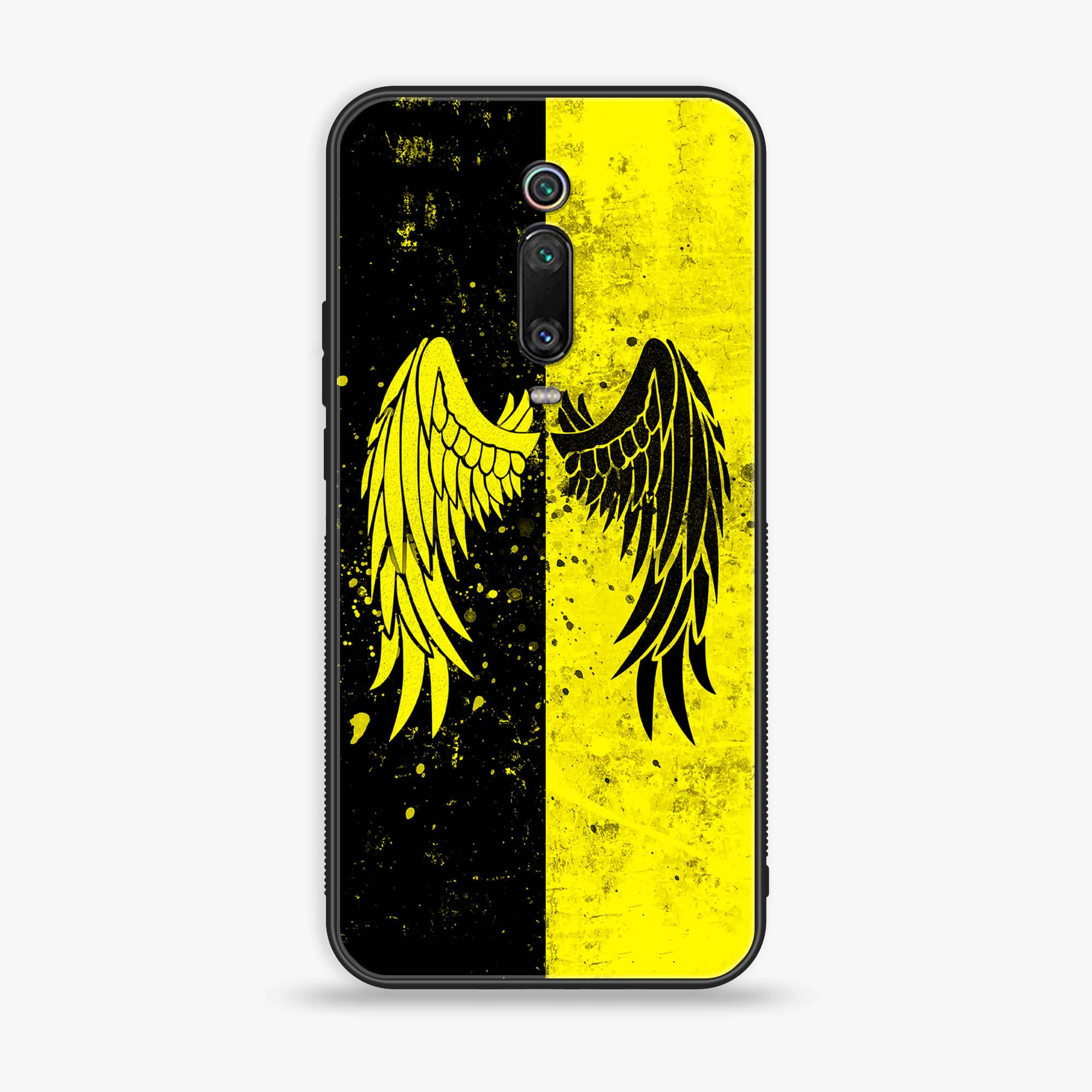 Xiaomi Mi 9T Pro - Angel Wings 2.0 Series - Premium Printed Glass soft Bumper shock Proof Case