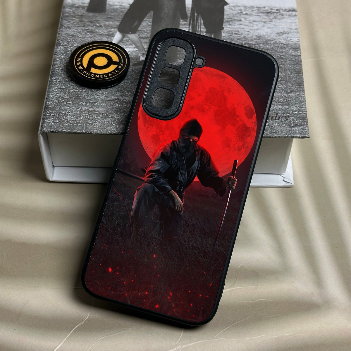 Infinix Hot 70 - Ninja Design 10 - Premium Metal Printed Soft Bumper Shock Proof Case