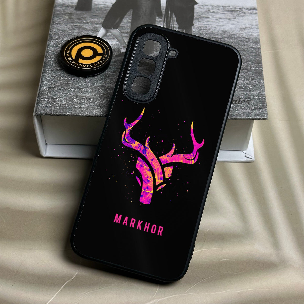 Infinix Hot 70 - Markhor Design 6 - Premium Metal Printed Soft Bumper Shock Proof Case