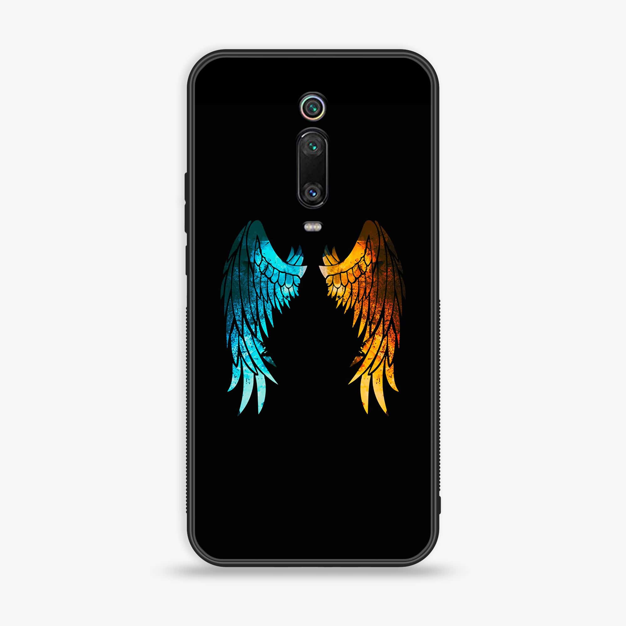Xiaomi Mi 9T Pro - Angel Wings 2.0 Series - Premium Printed Glass soft Bumper shock Proof Case