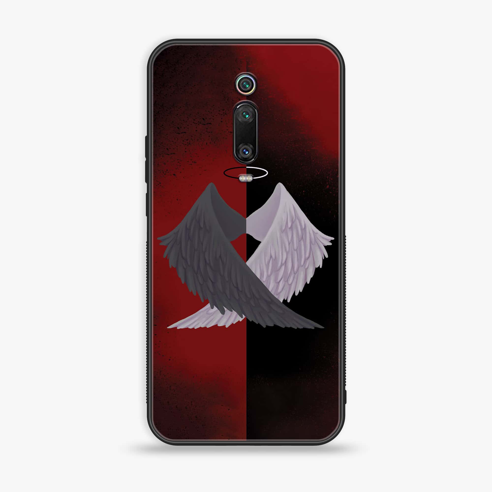 Xiaomi Mi 9T Pro - Angel Wings 2.0 Series - Premium Printed Glass soft Bumper shock Proof Case